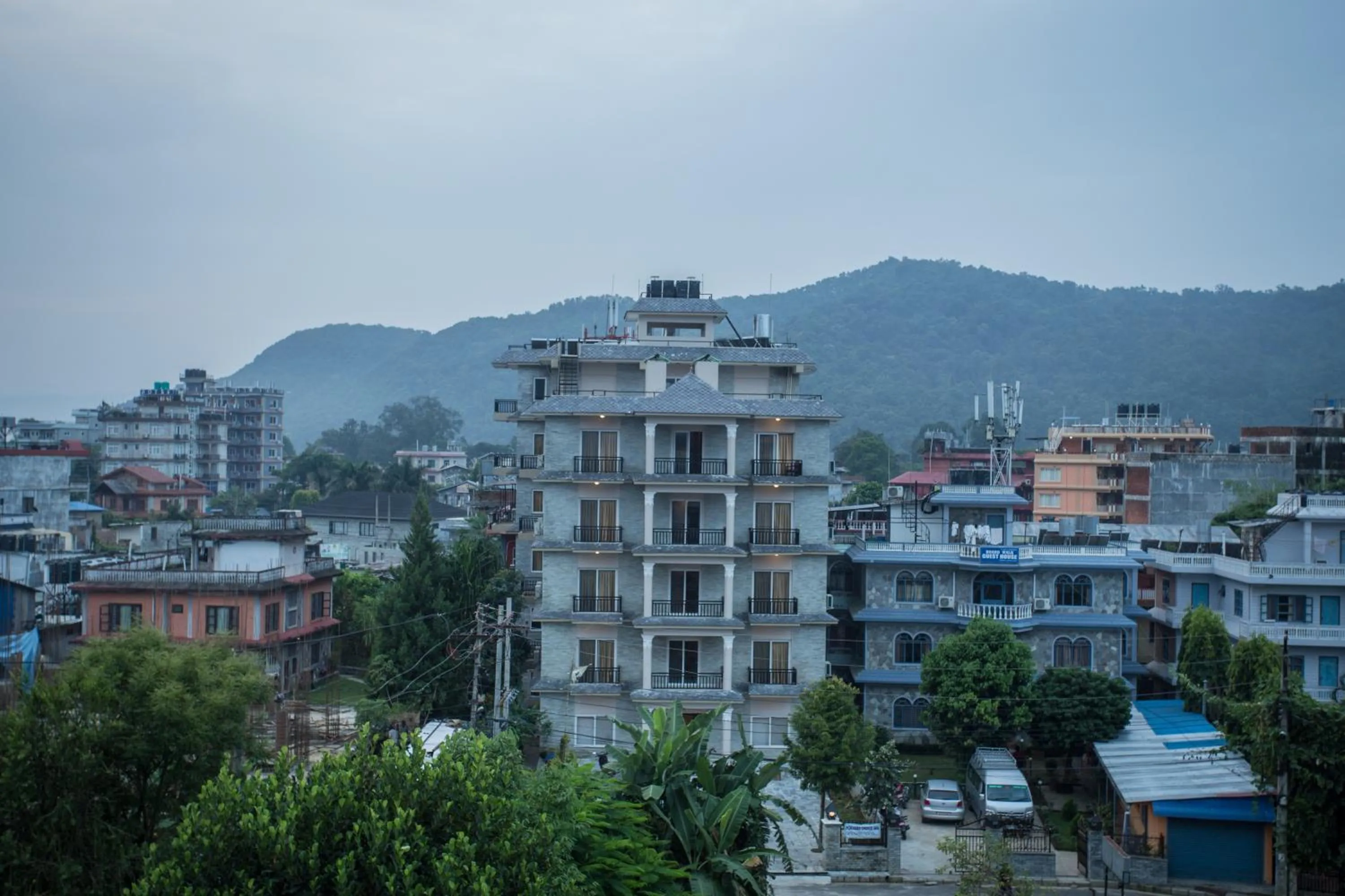 Bird's eye view in Pokhara Choice Inn
