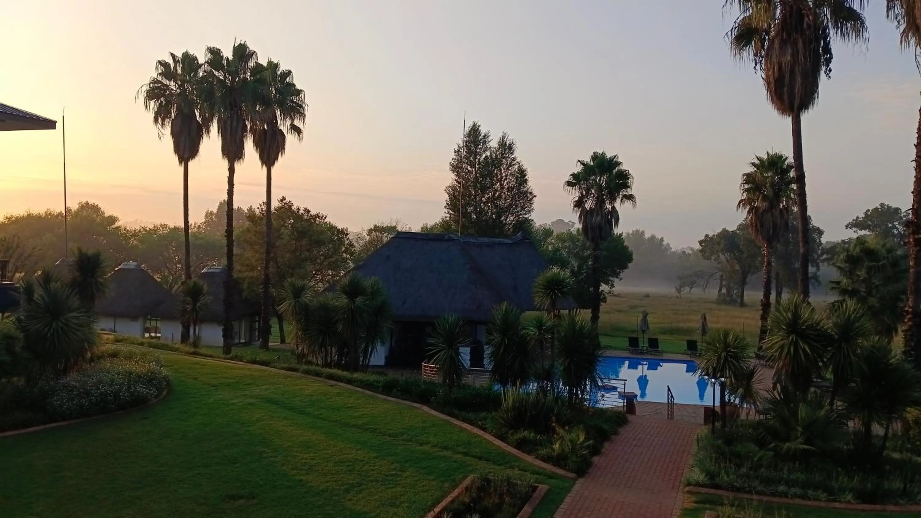 Garden view in Emerald Resort & Casino