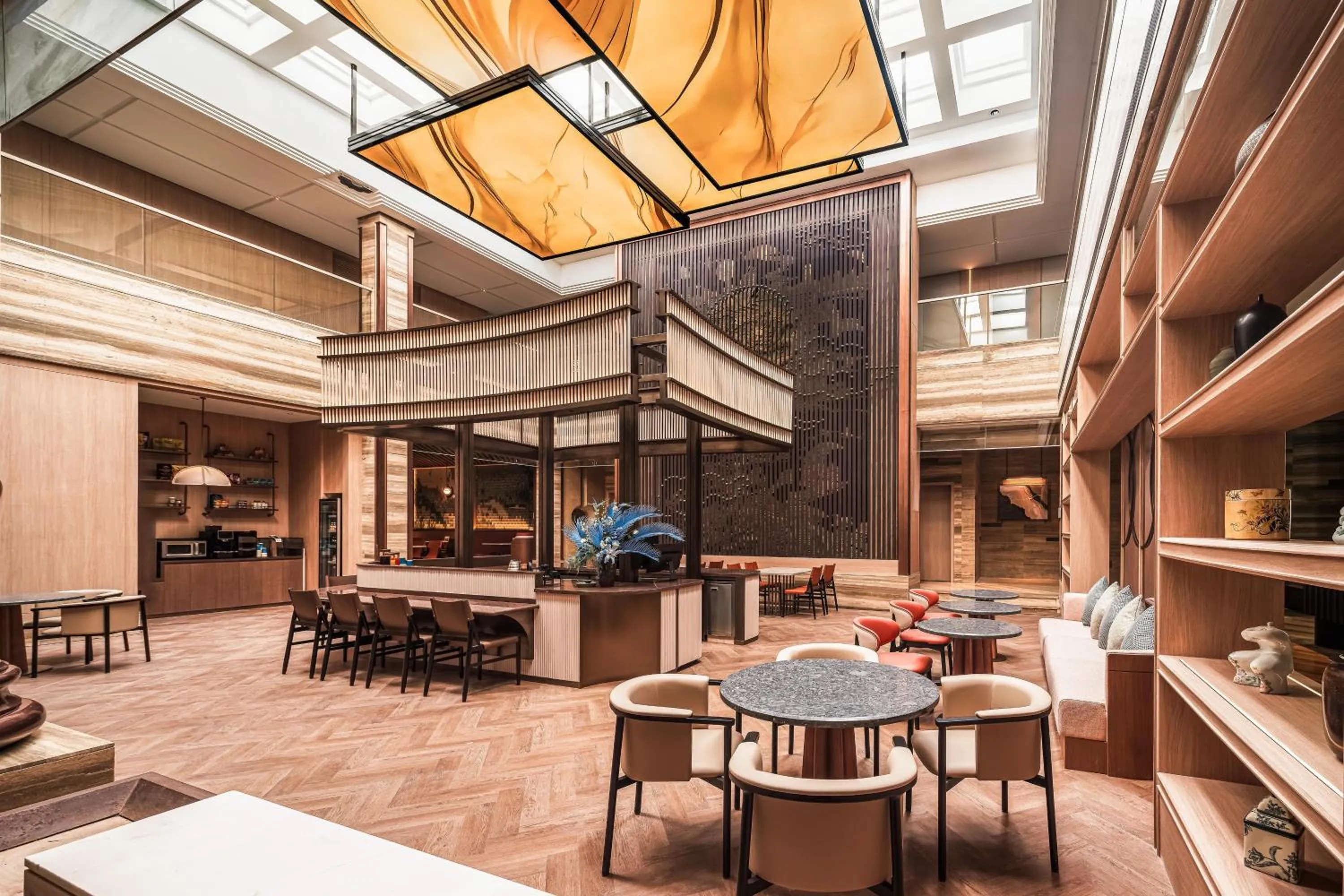 Lobby or reception in Hilton Garden Inn Zhoushan Mount Putuo