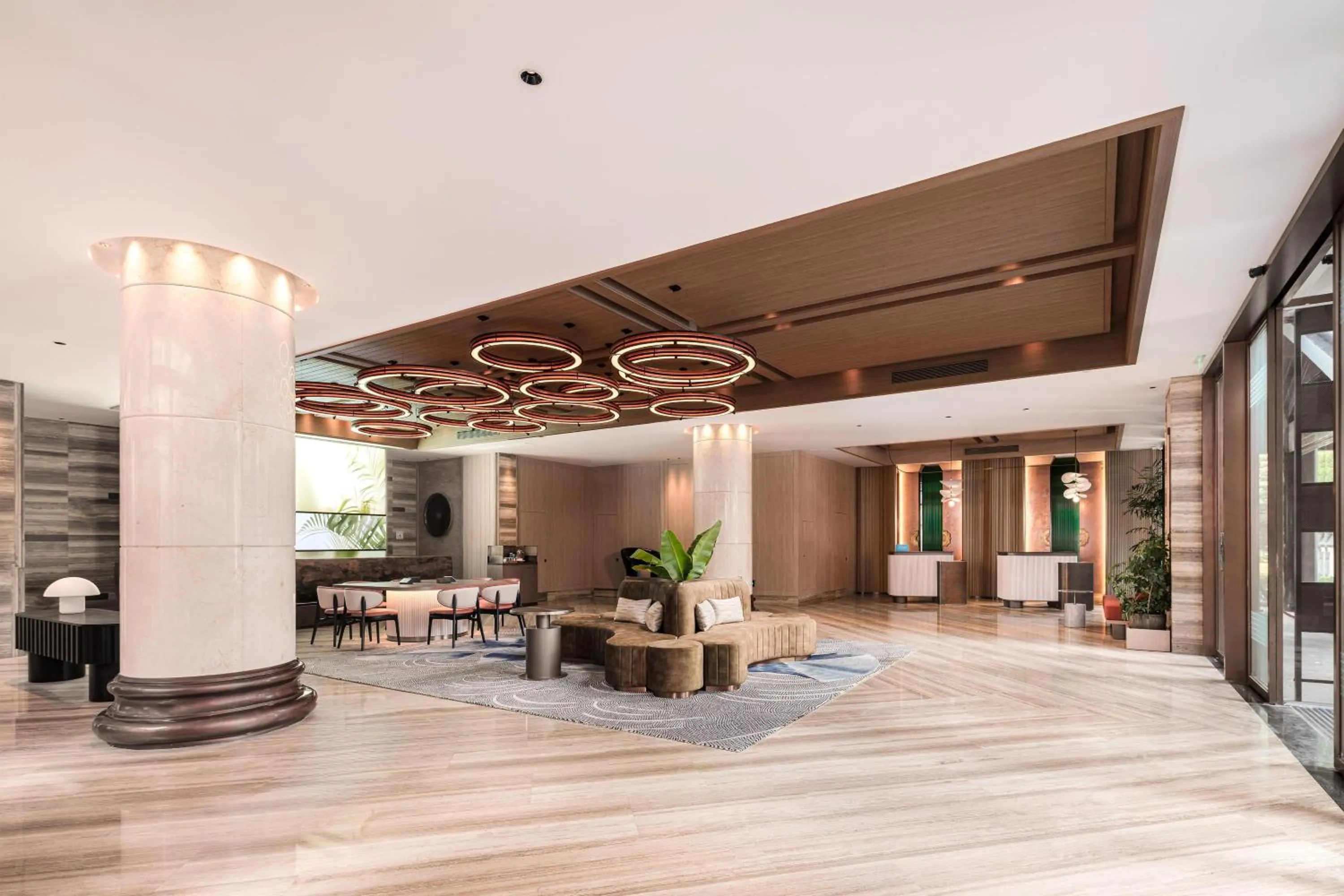 Lobby or reception in Hilton Garden Inn Zhoushan Mount Putuo