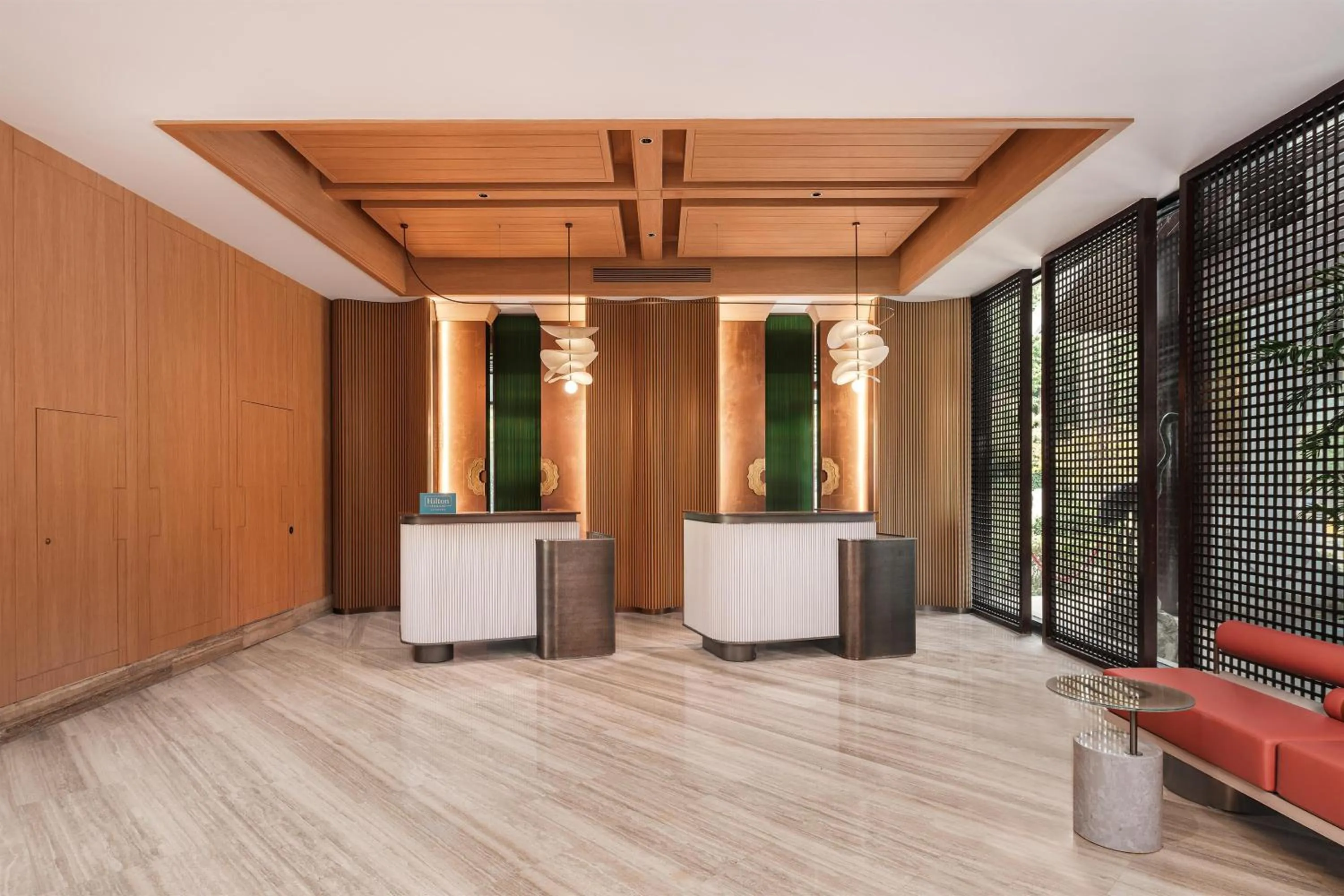 Lobby or reception in Hilton Garden Inn Zhoushan Mount Putuo