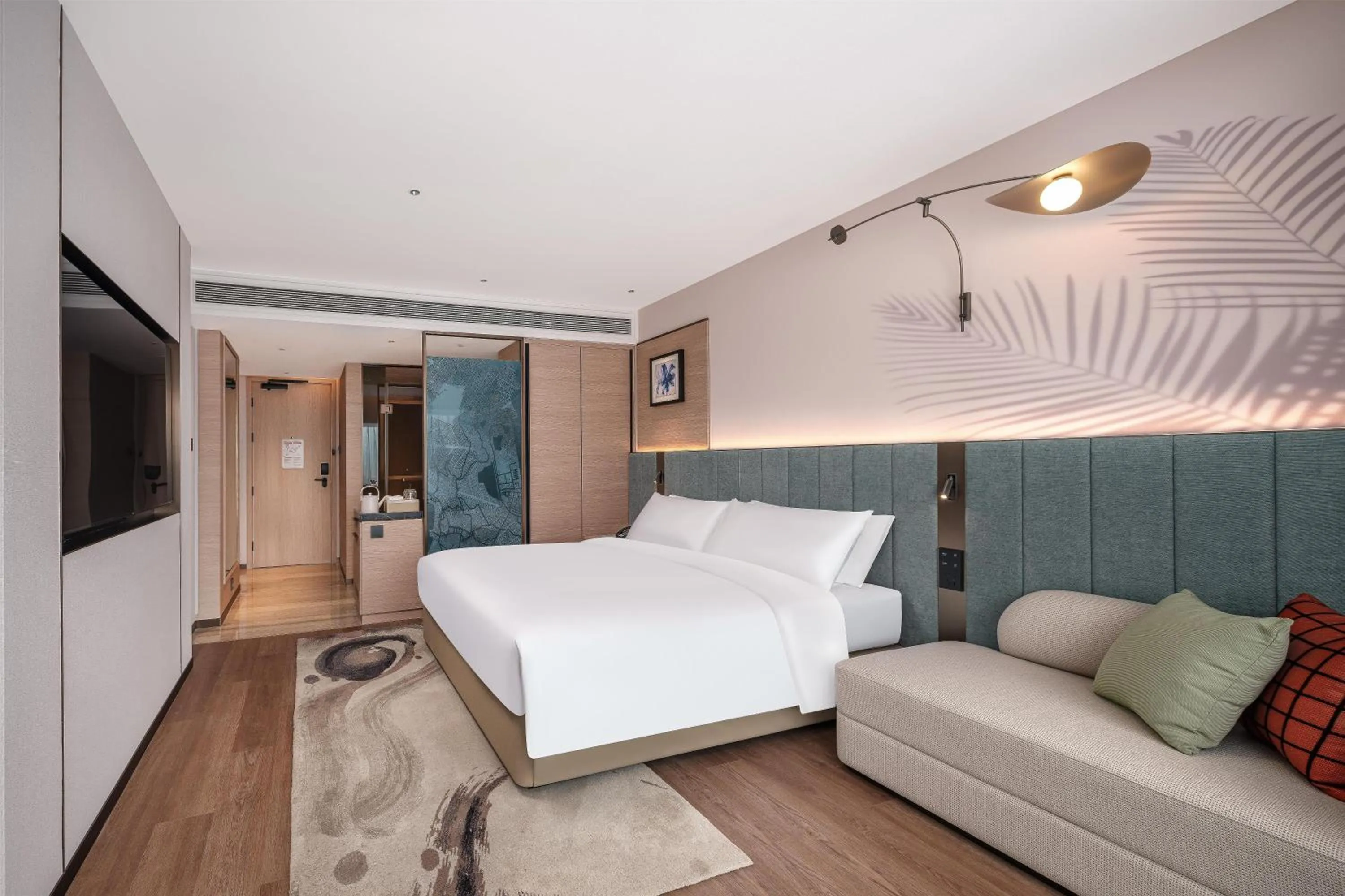 Bed in Hilton Garden Inn Zhoushan Mount Putuo