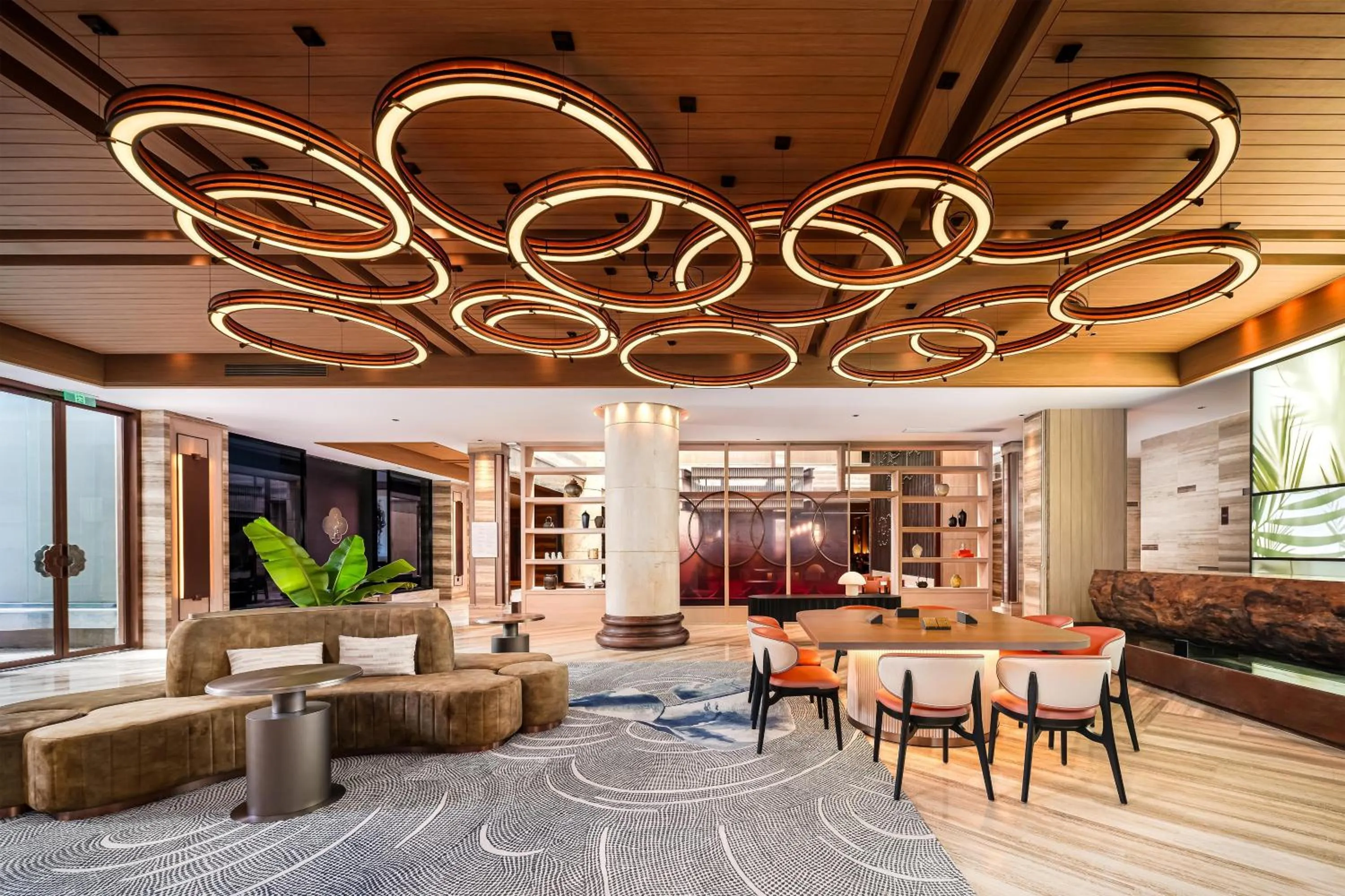 Lobby or reception in Hilton Garden Inn Zhoushan Mount Putuo
