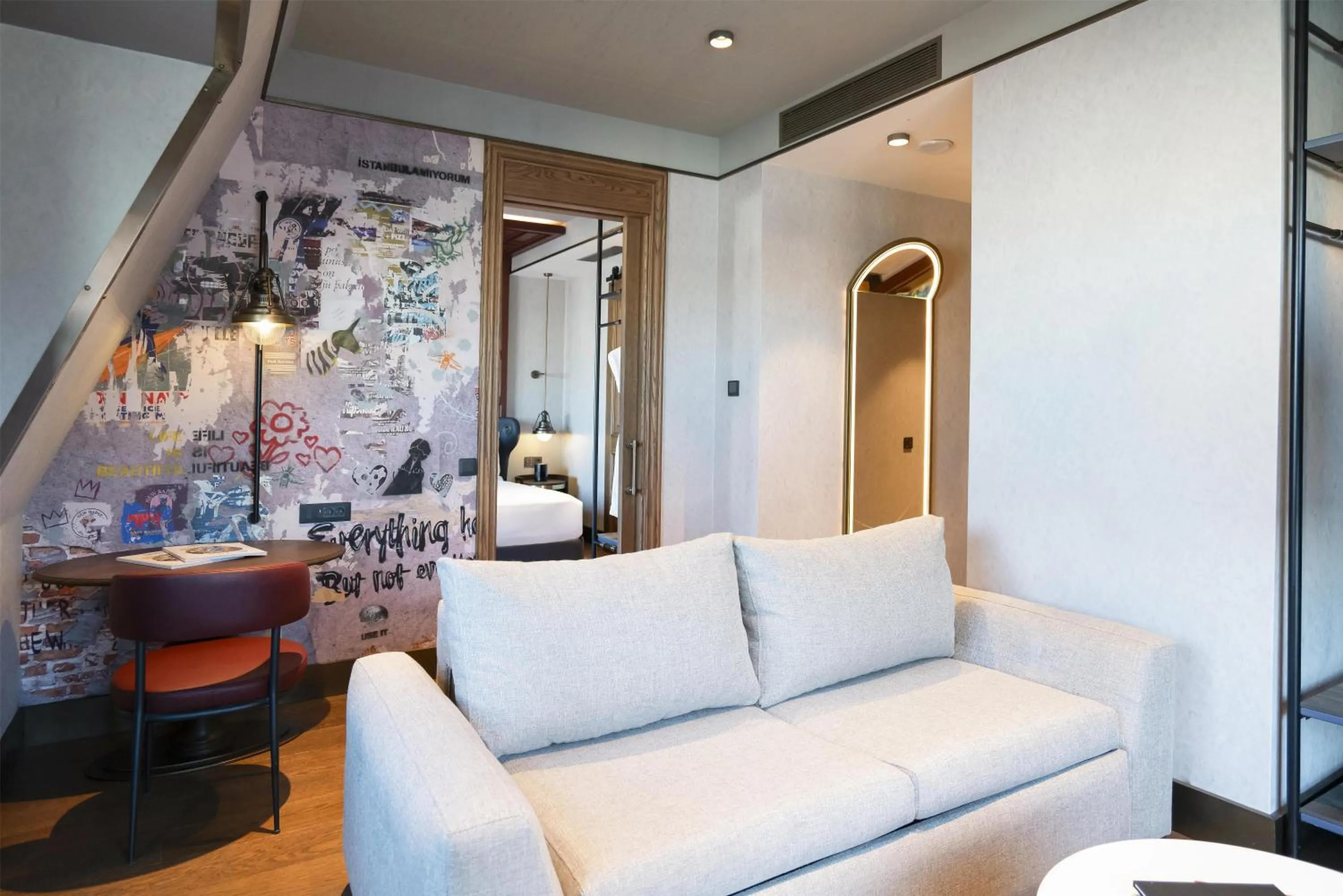 Living room in Canopy By Hilton Istanbul Taksim