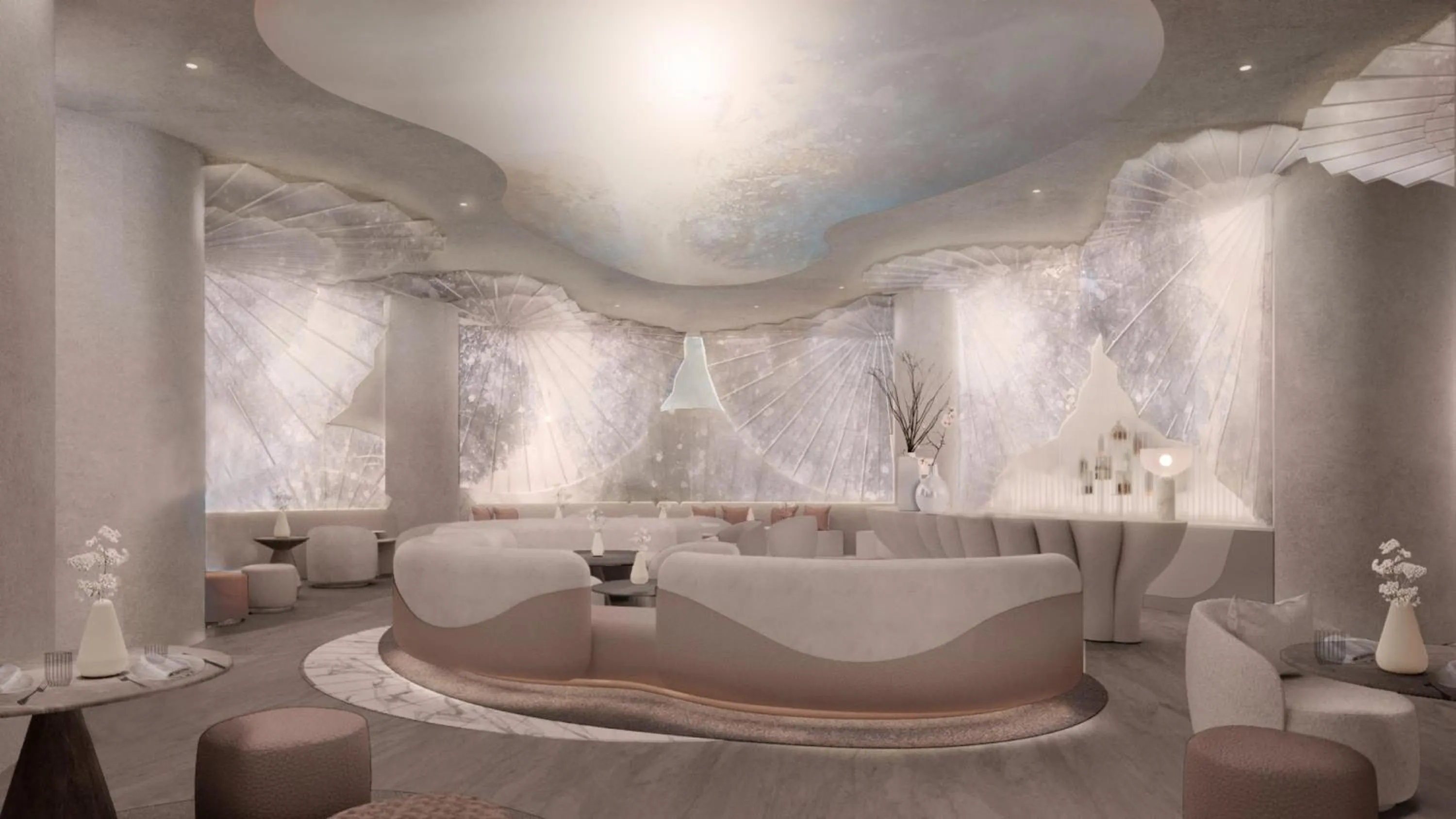 Lounge or bar in The Reserve Hotel Luoyang, Curio Collection By Hilton