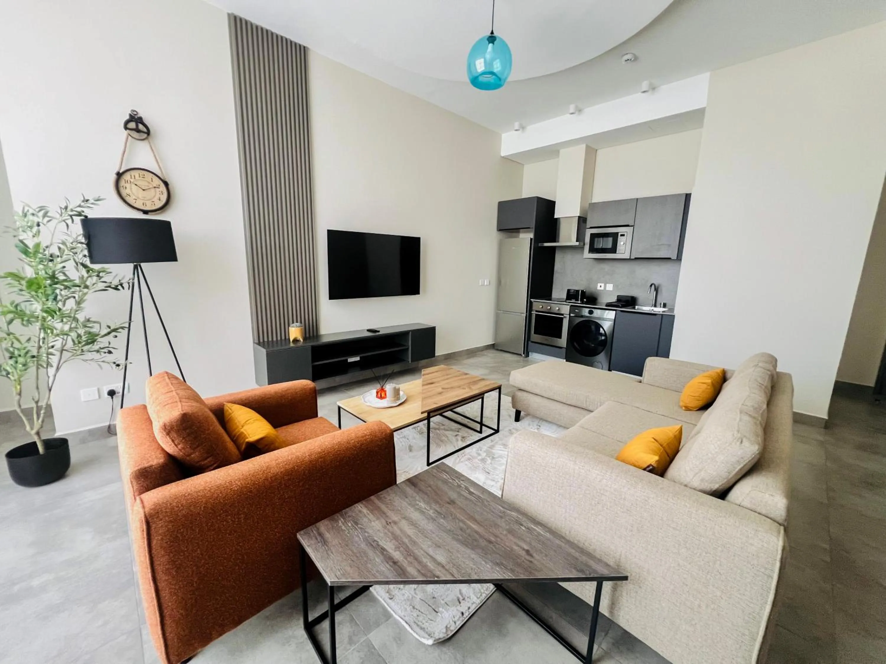 Kitchen or kitchenette in Anthonian Suites