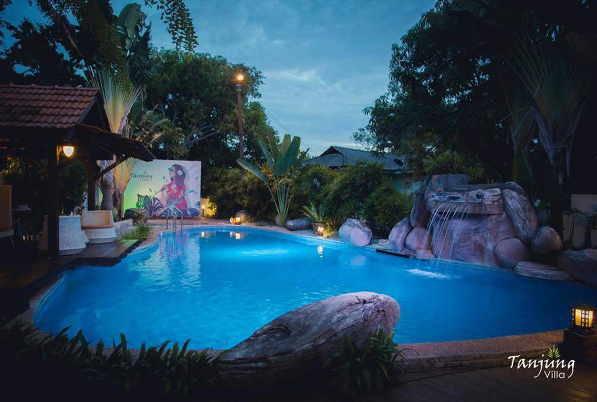 Swimming pool in Tanjung Villa