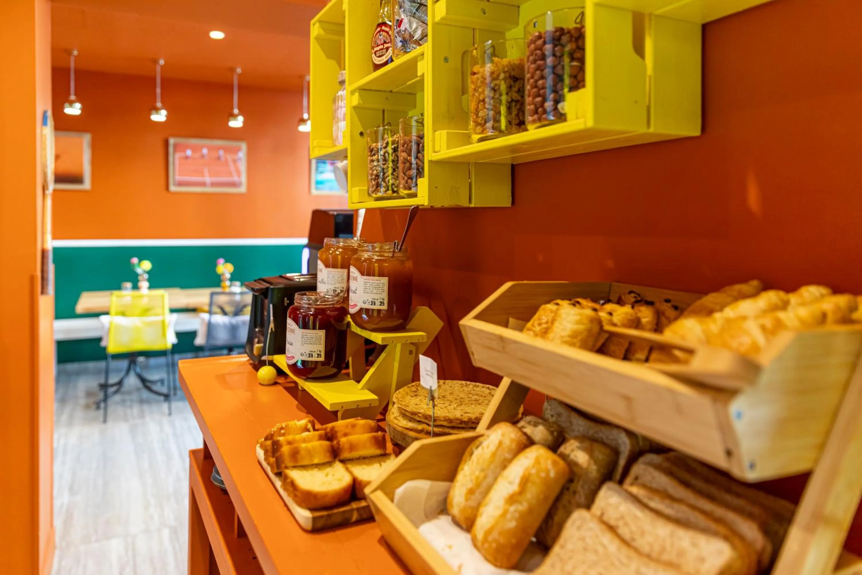 Buffet breakfast in Hotel Olympic Paris Boulogne by Patrick Hayat