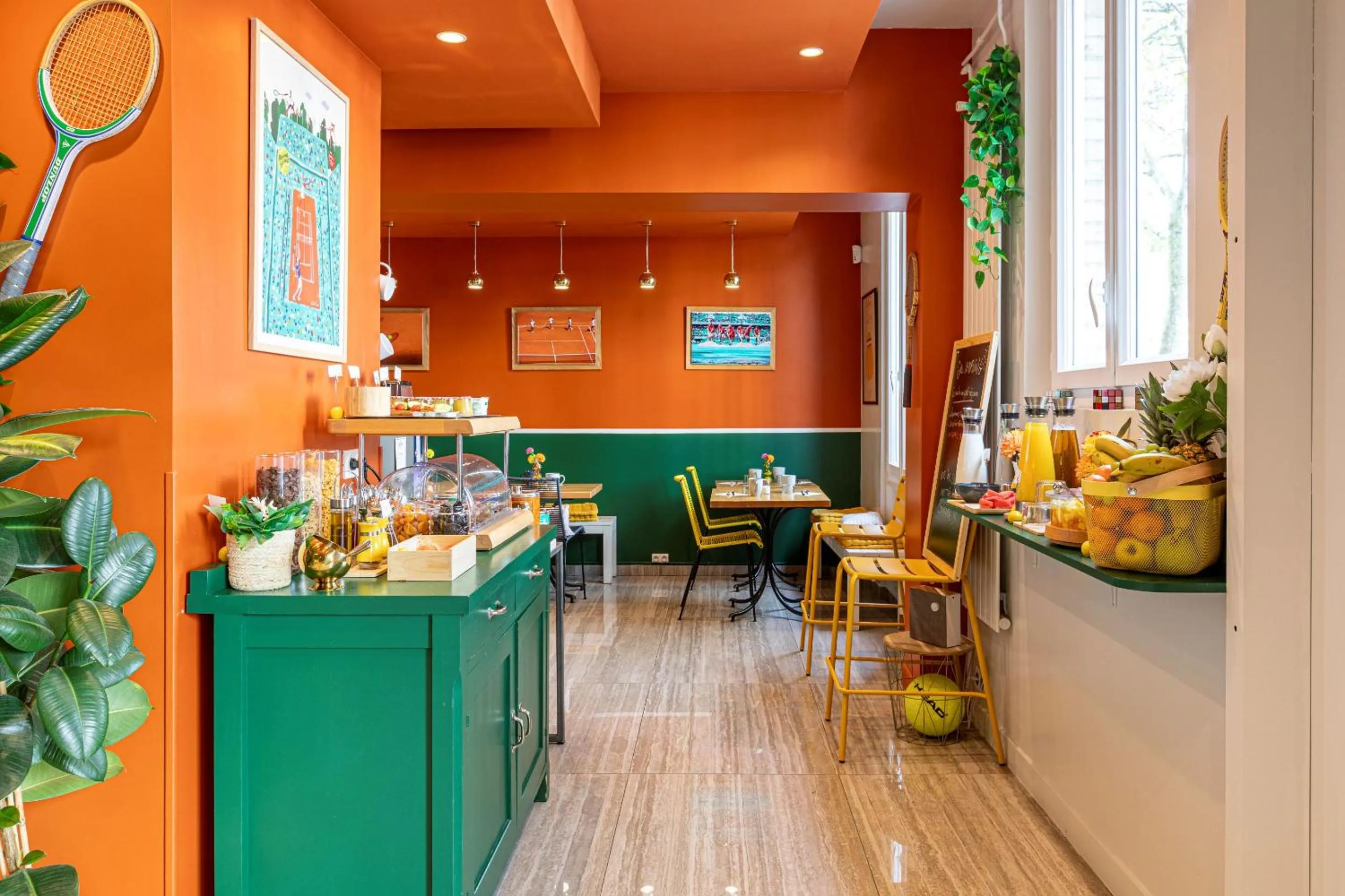 Lobby or reception in Hotel Olympic Paris Boulogne by Patrick Hayat