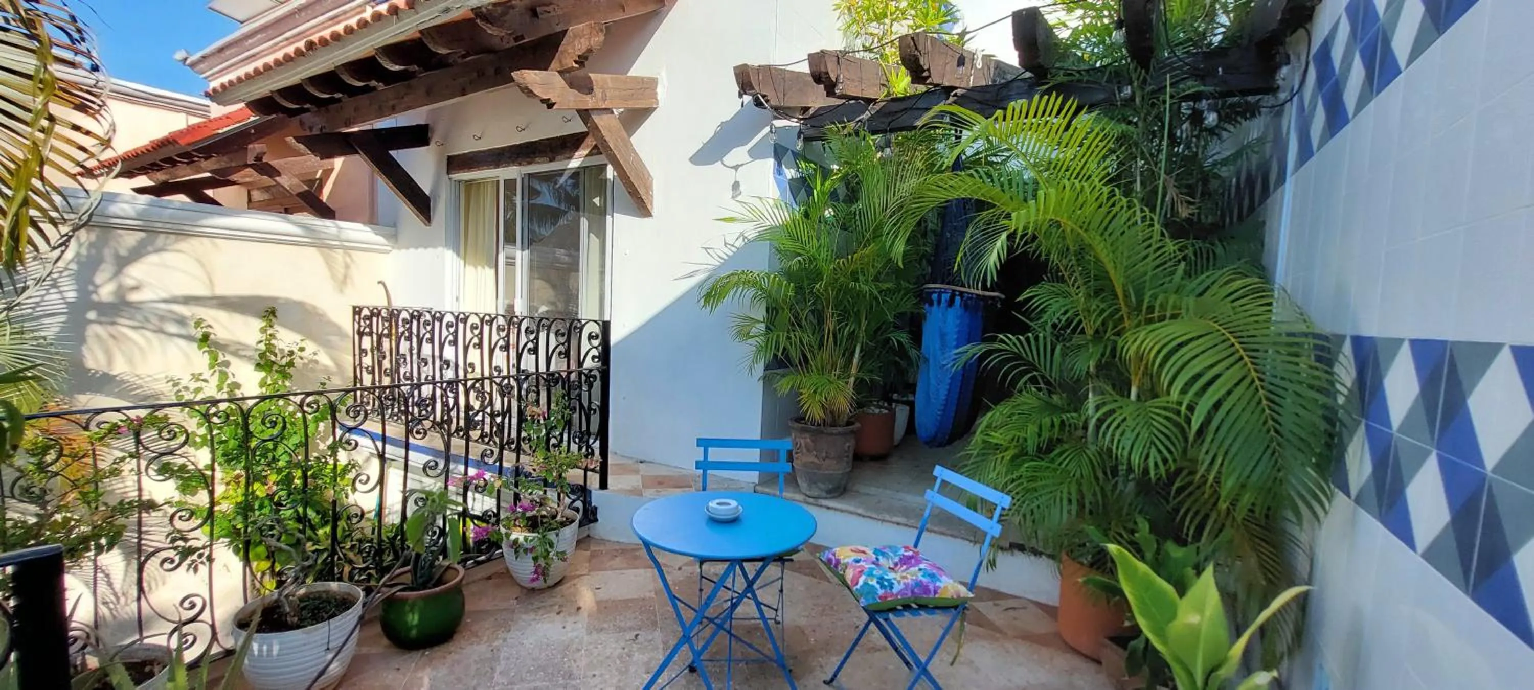 Balcony/Terrace in La Villa du Golf à Cancun Hotel Boutique