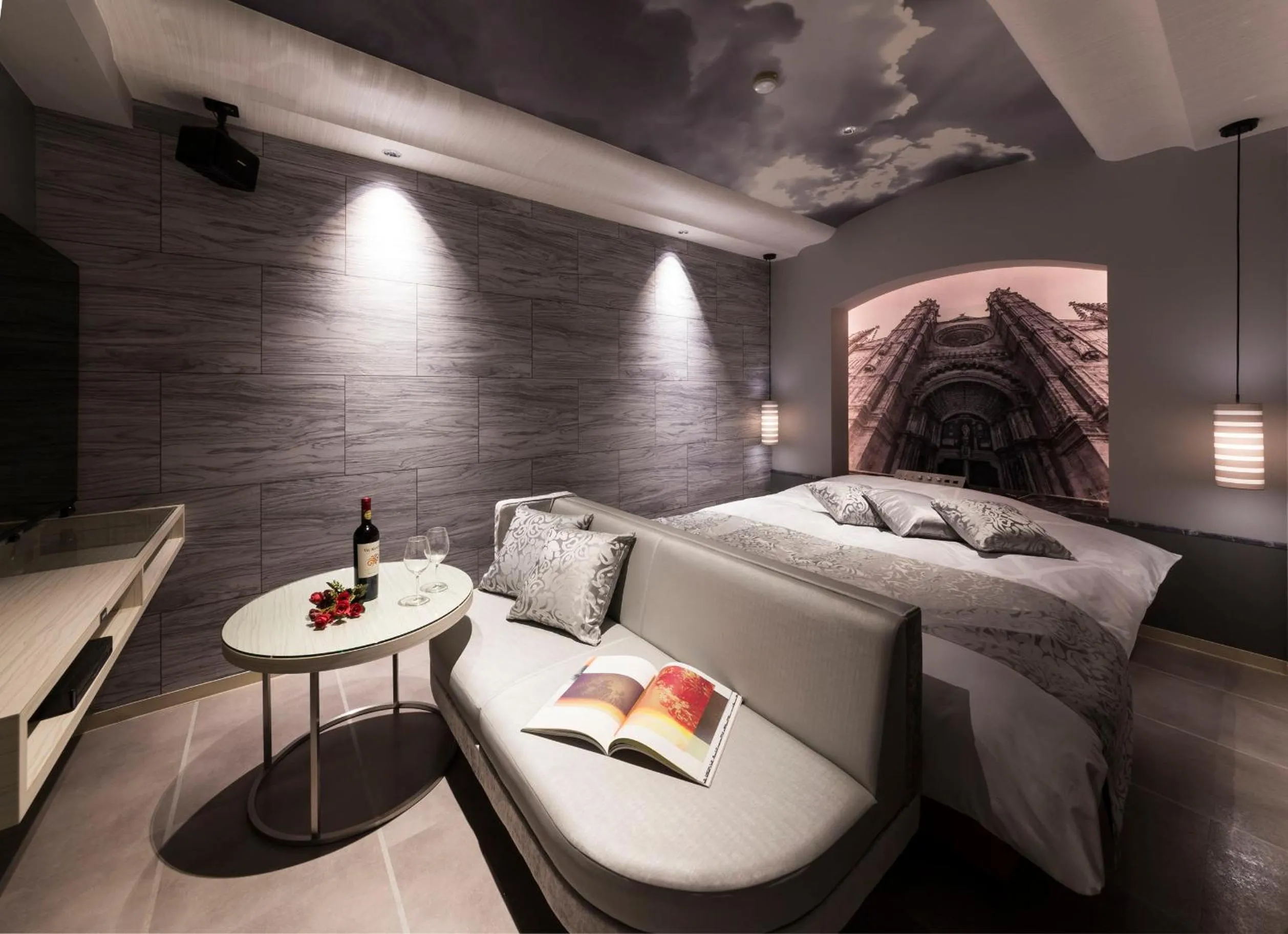 Photo of the whole room, Bed in HOTEL FINE - INTO THE PREMlUM -