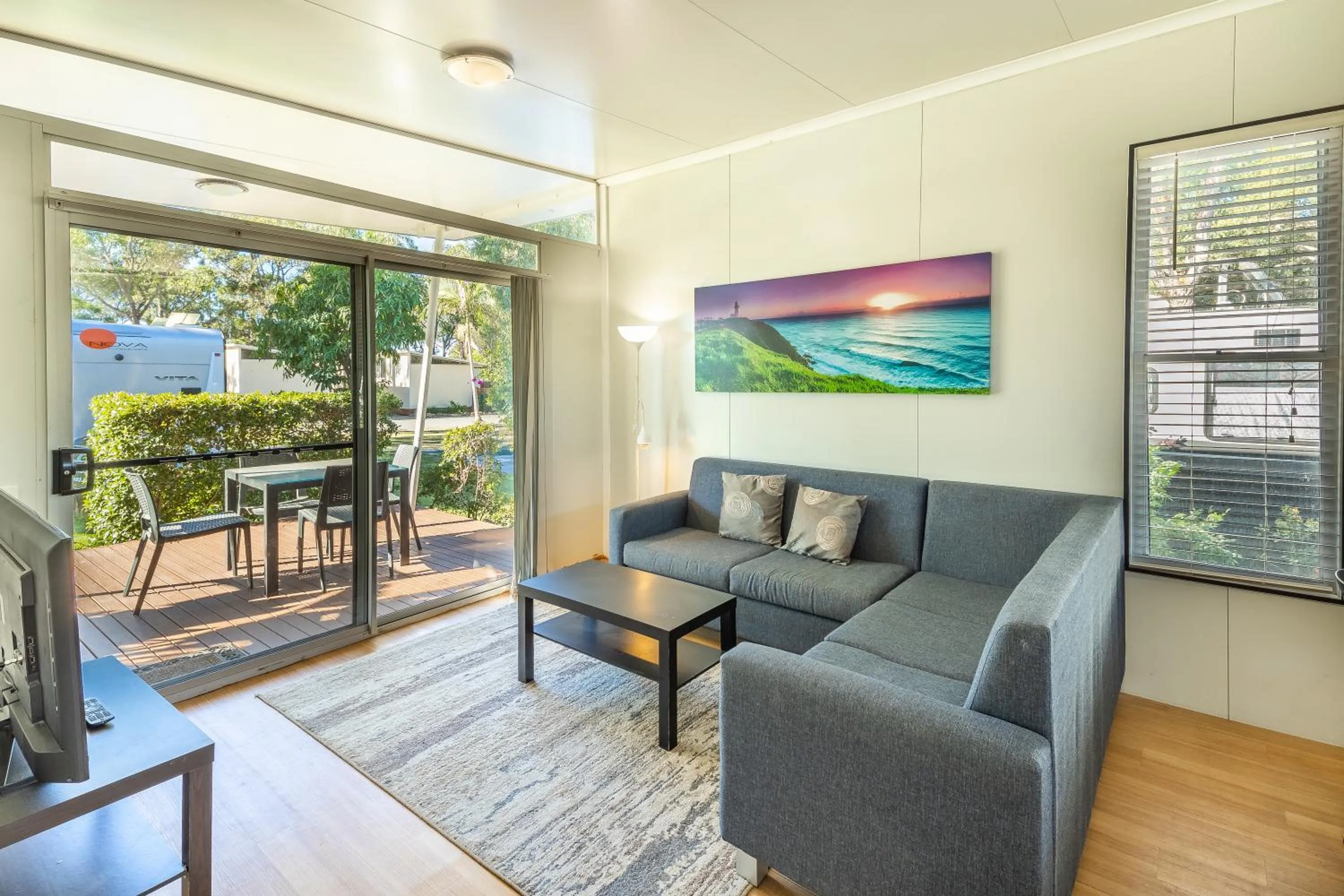 Patio in Ingenia Holidays Byron Bay