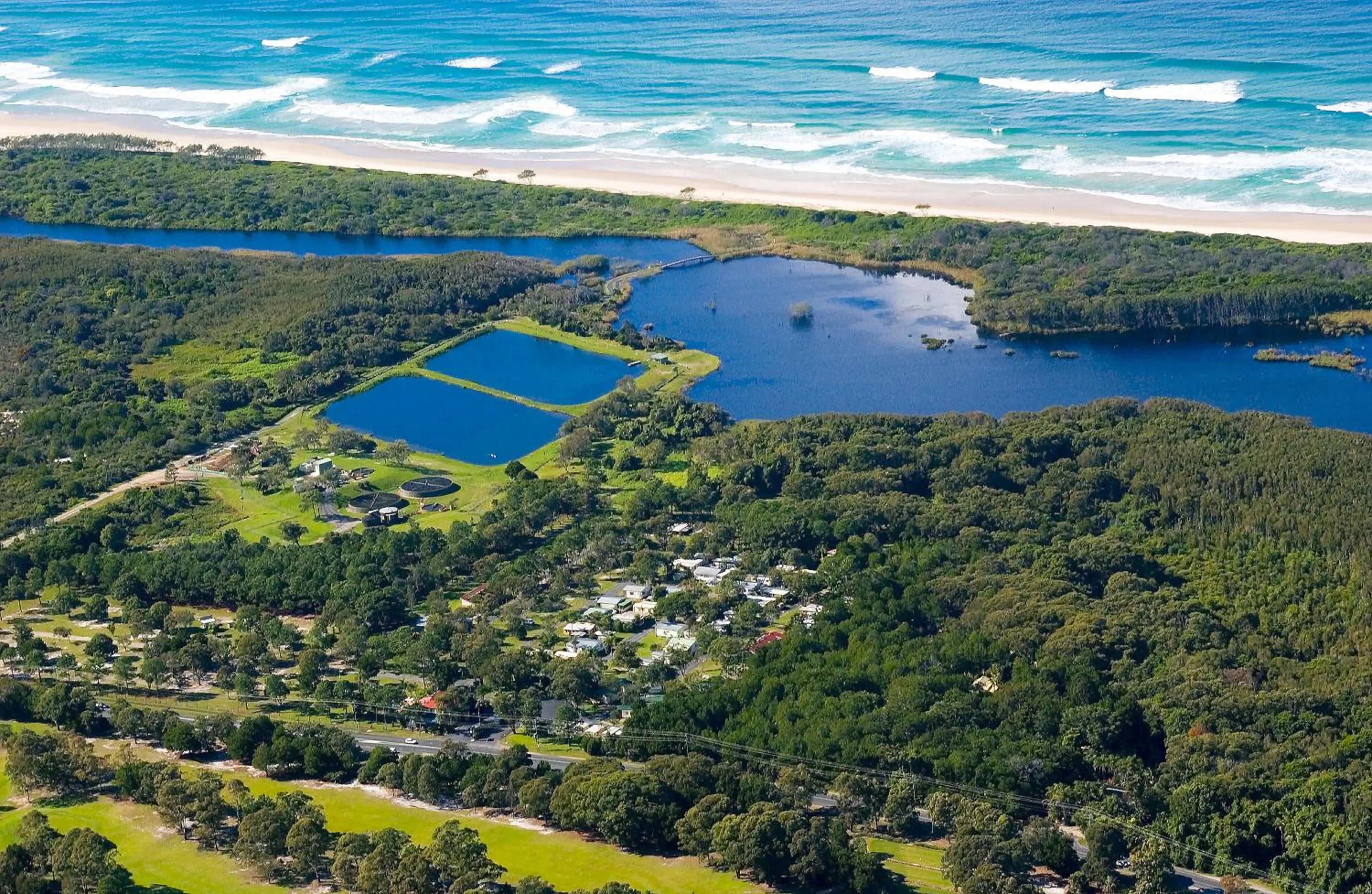 Bird's eye view in Ingenia Holidays Byron Bay