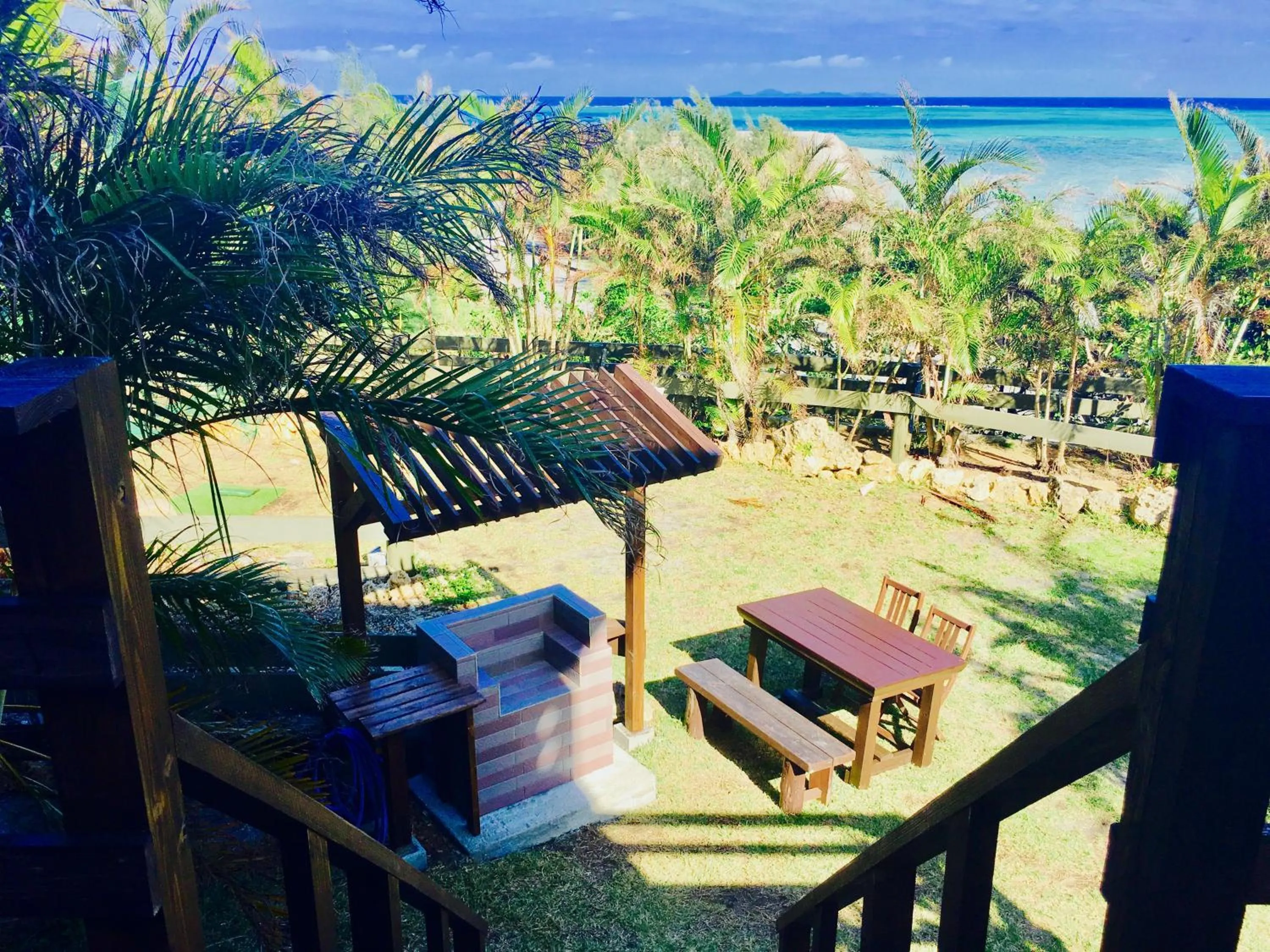 BBQ facilities in Ma-Blue Garden House