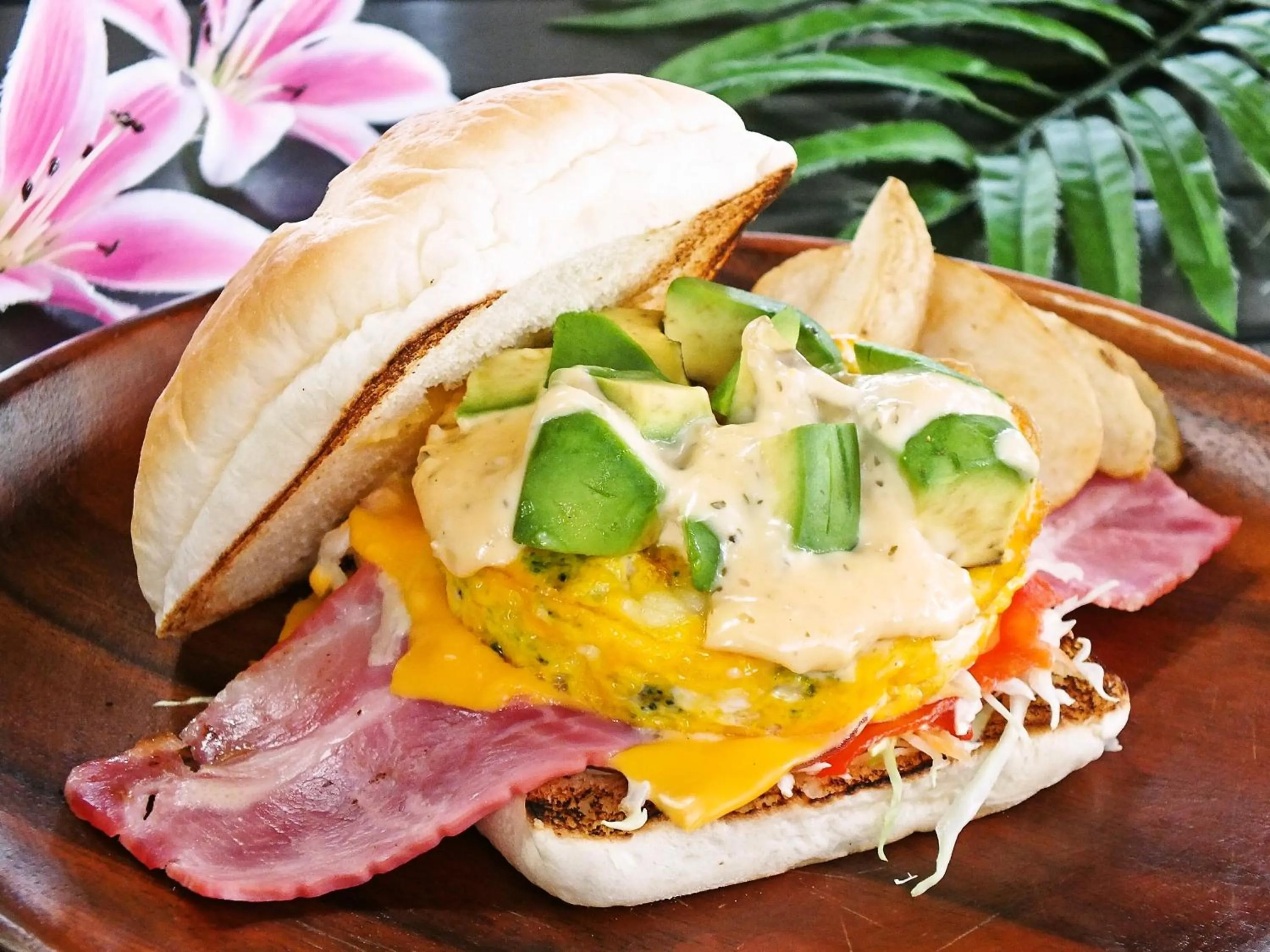 Food close-up in Ma-Blue Garden House