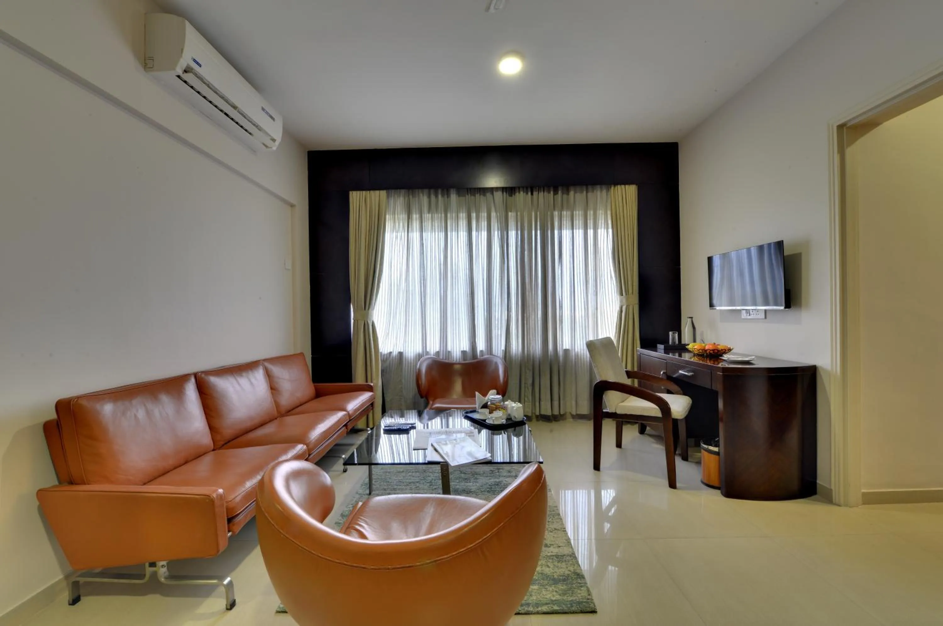 Living room in The Fern Residency, Vadgaon - Talegaon, Pune