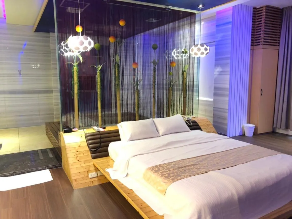 Bed in Idee SPA Motel