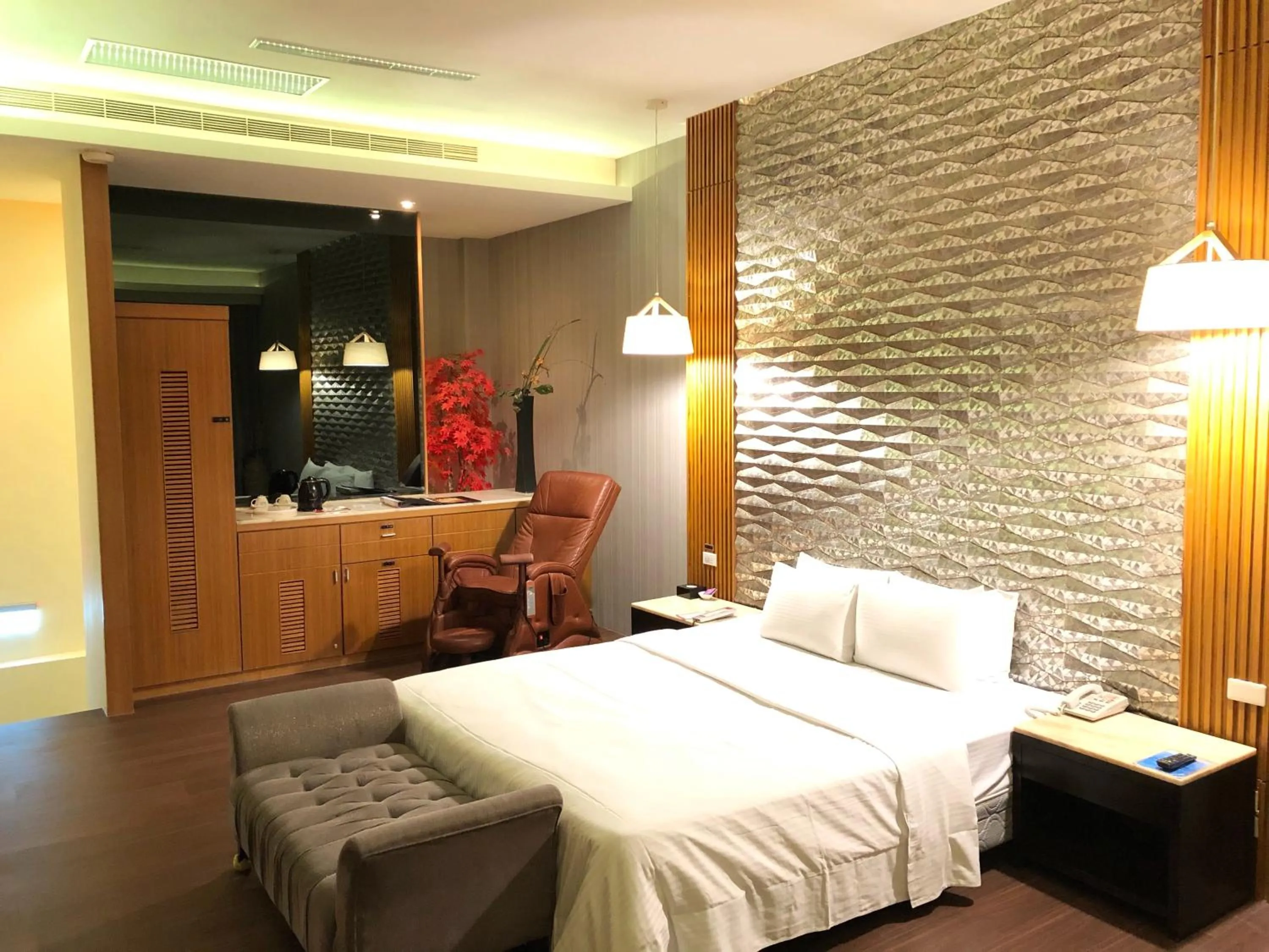 Bed in Idee SPA Motel