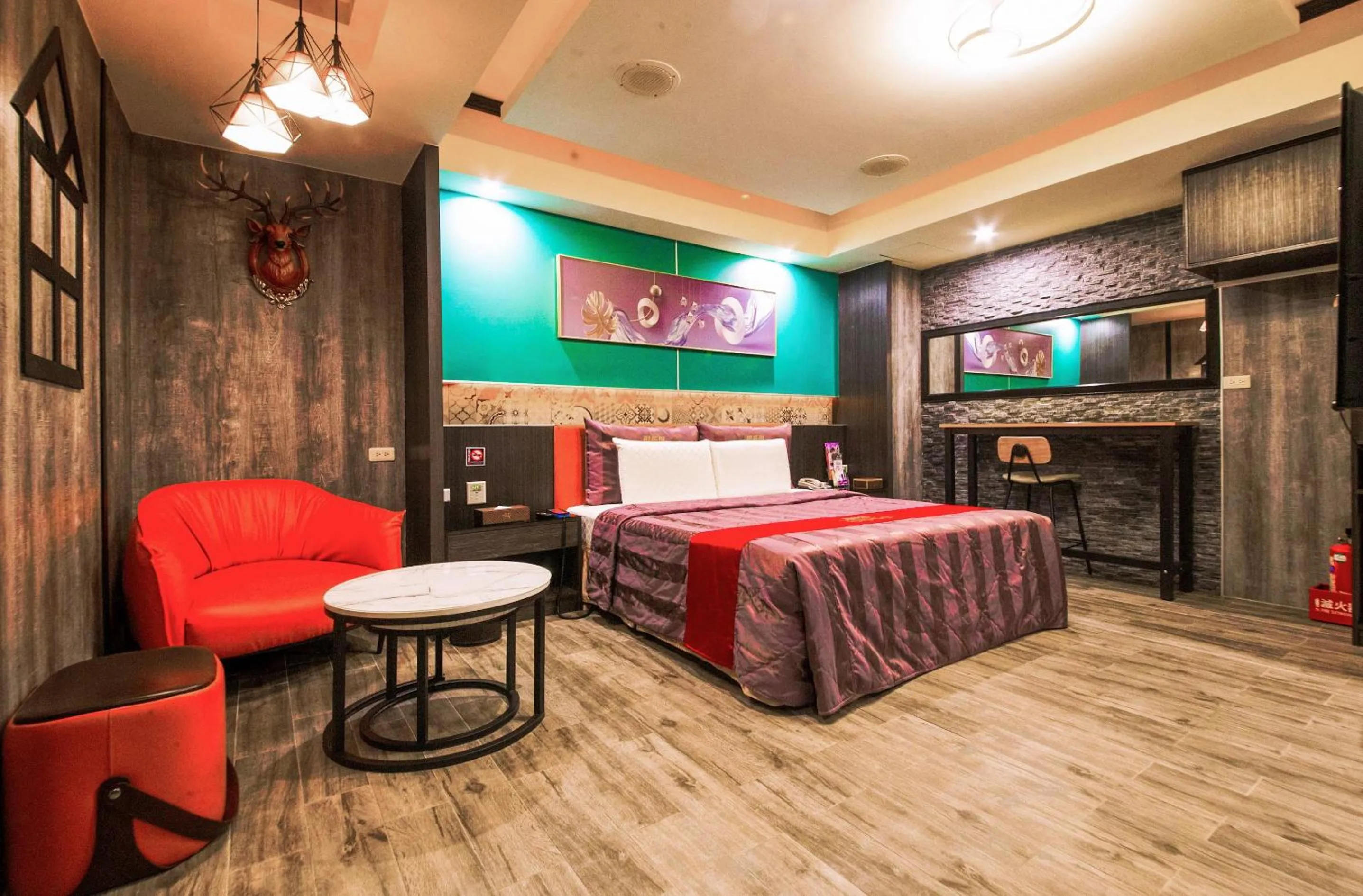 Bedroom, Bed in Wsb Motel-Rende