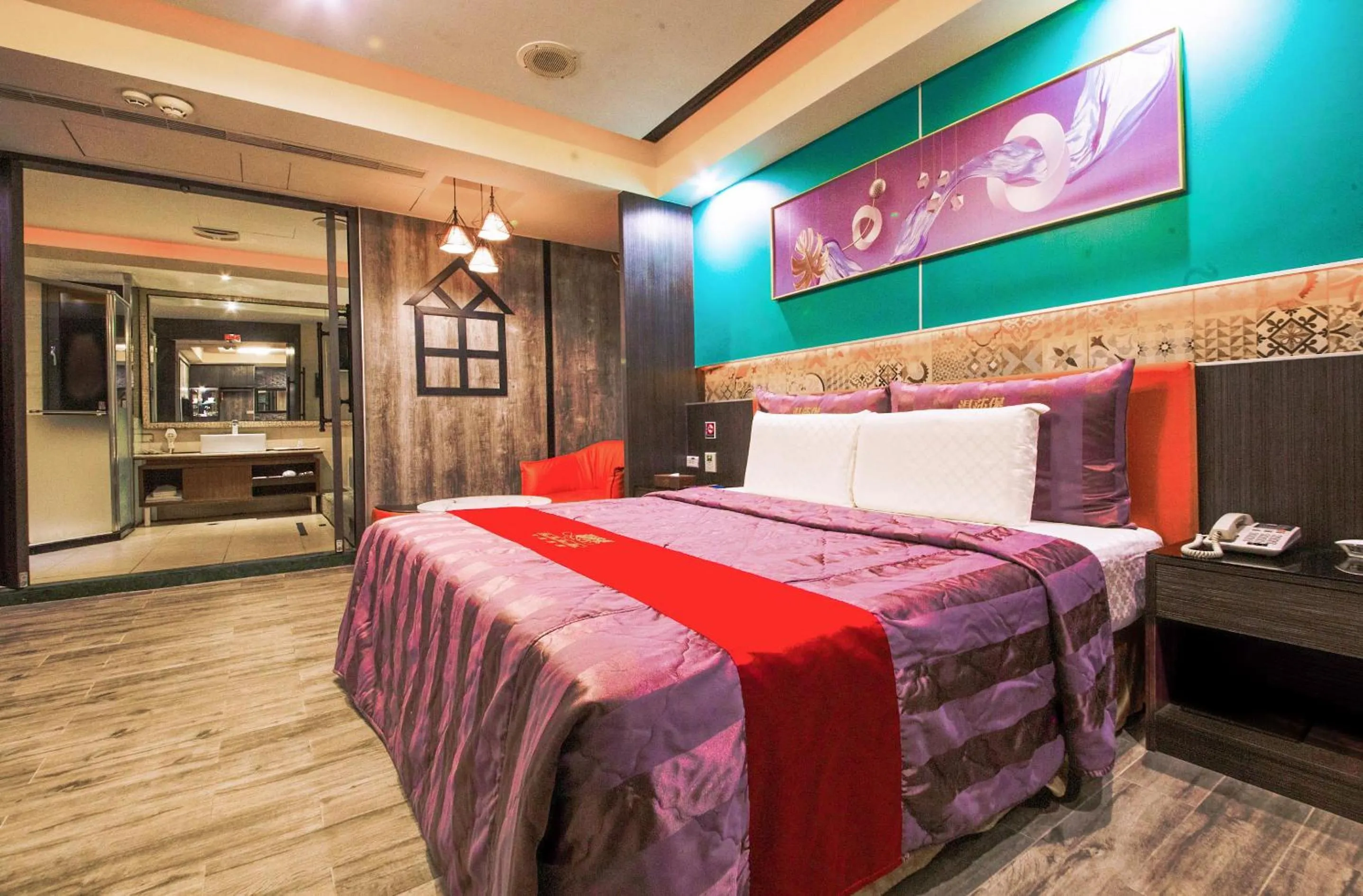 Bedroom, Bed in Wsb Motel-Rende