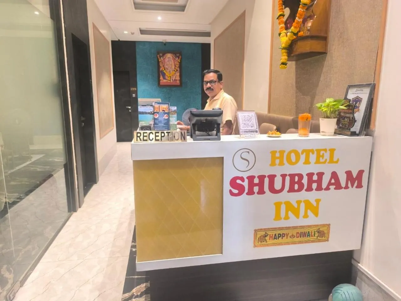 Lobby or reception in Hotel Shubham Inn
