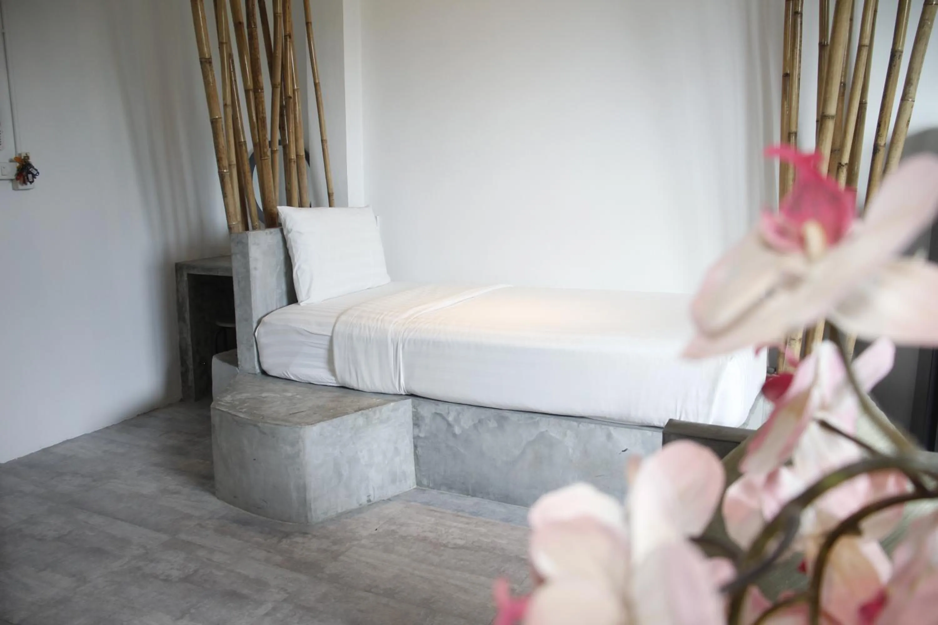 Bed in Samui Beach Residence Hotel