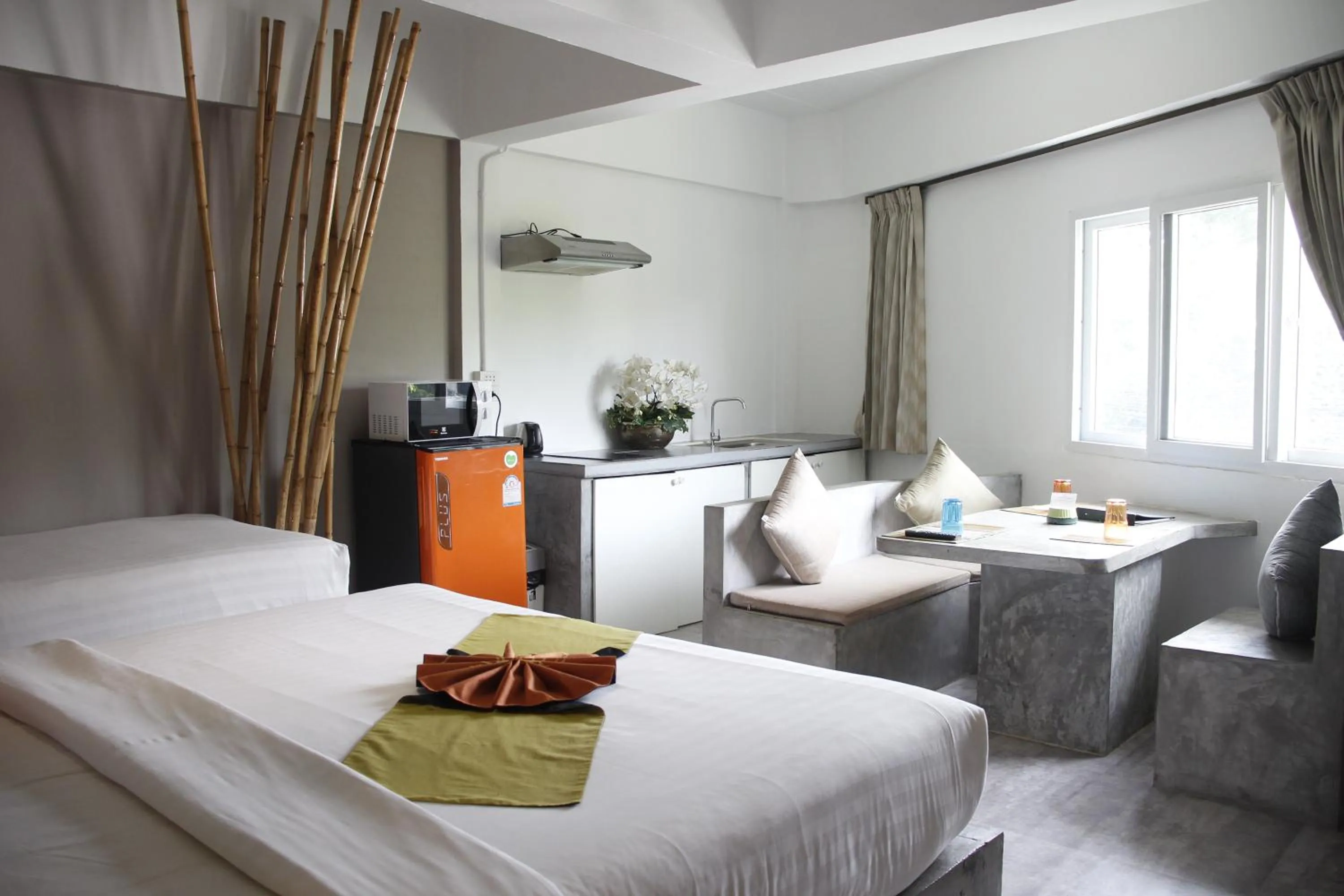 Photo of the whole room, Bed in Samui Beach Residence Hotel