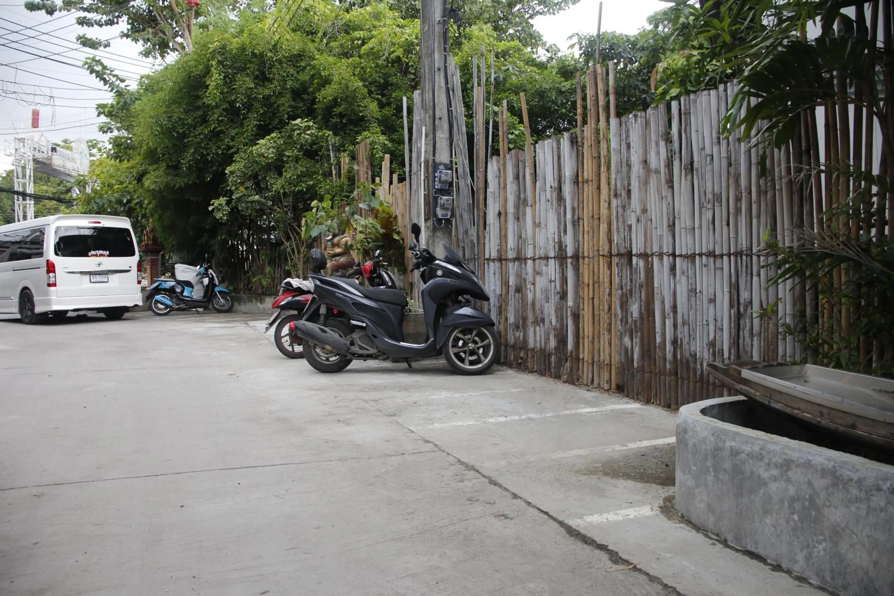 Parking in Samui Beach Residence Hotel