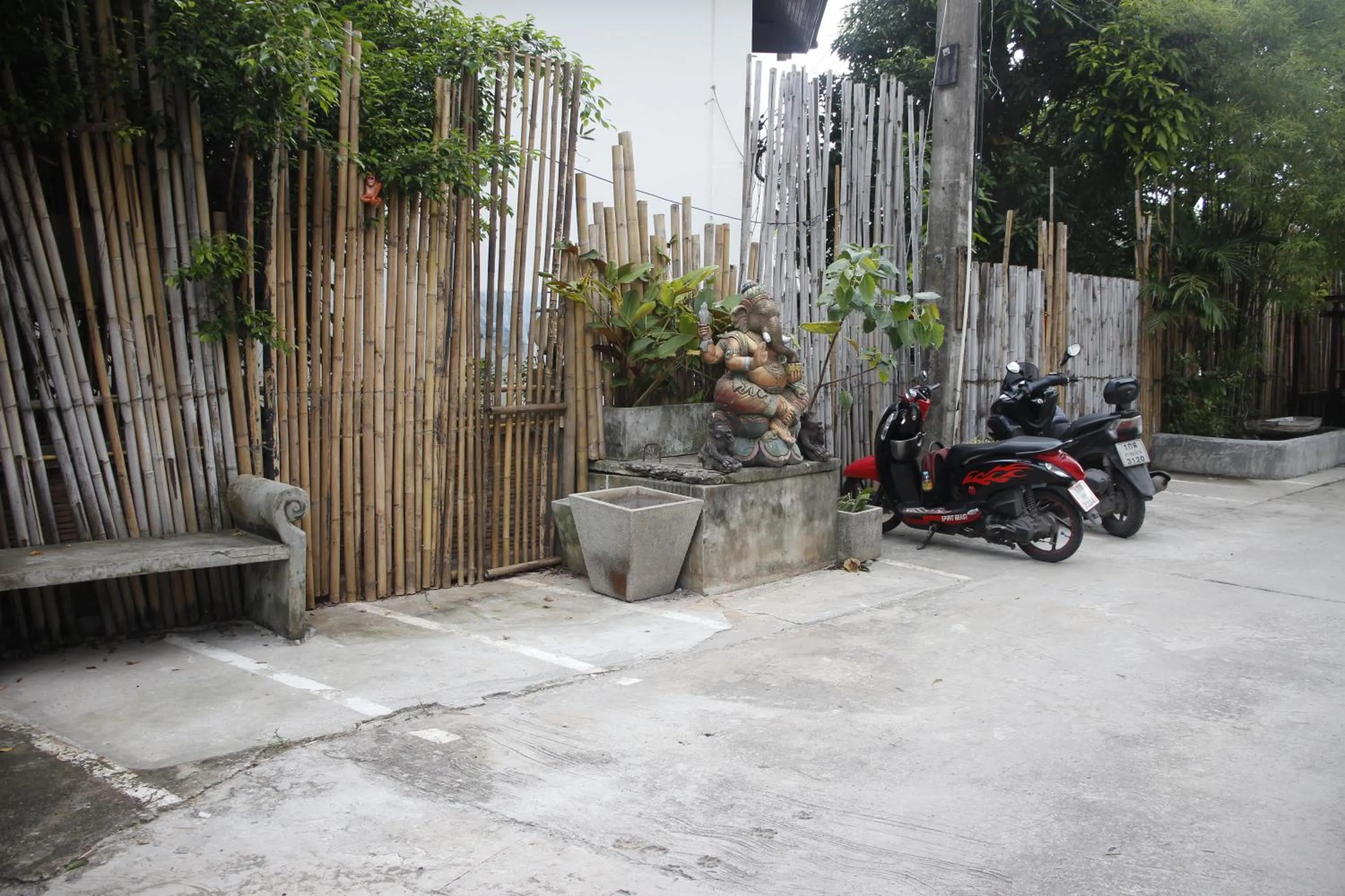 Parking in Samui Beach Residence Hotel