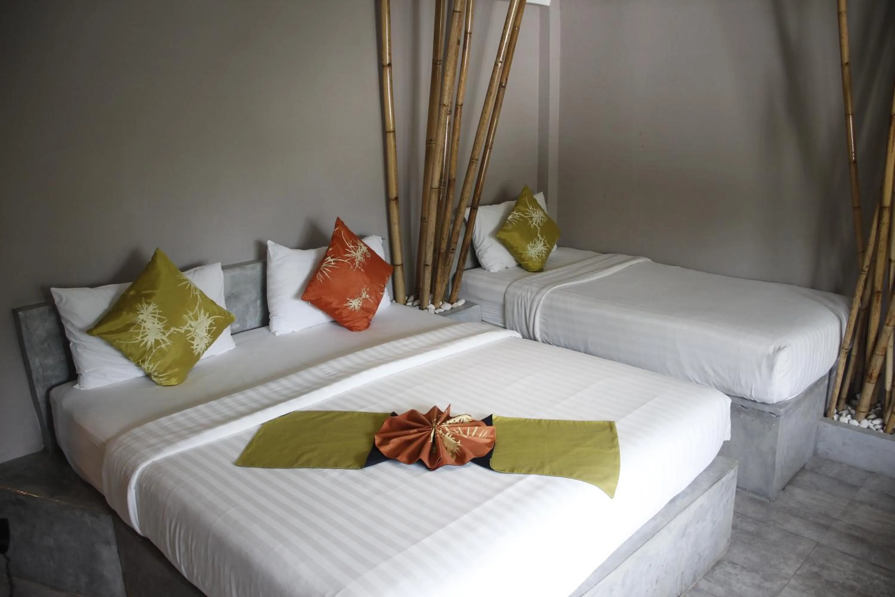 Bed in Samui Beach Residence Hotel