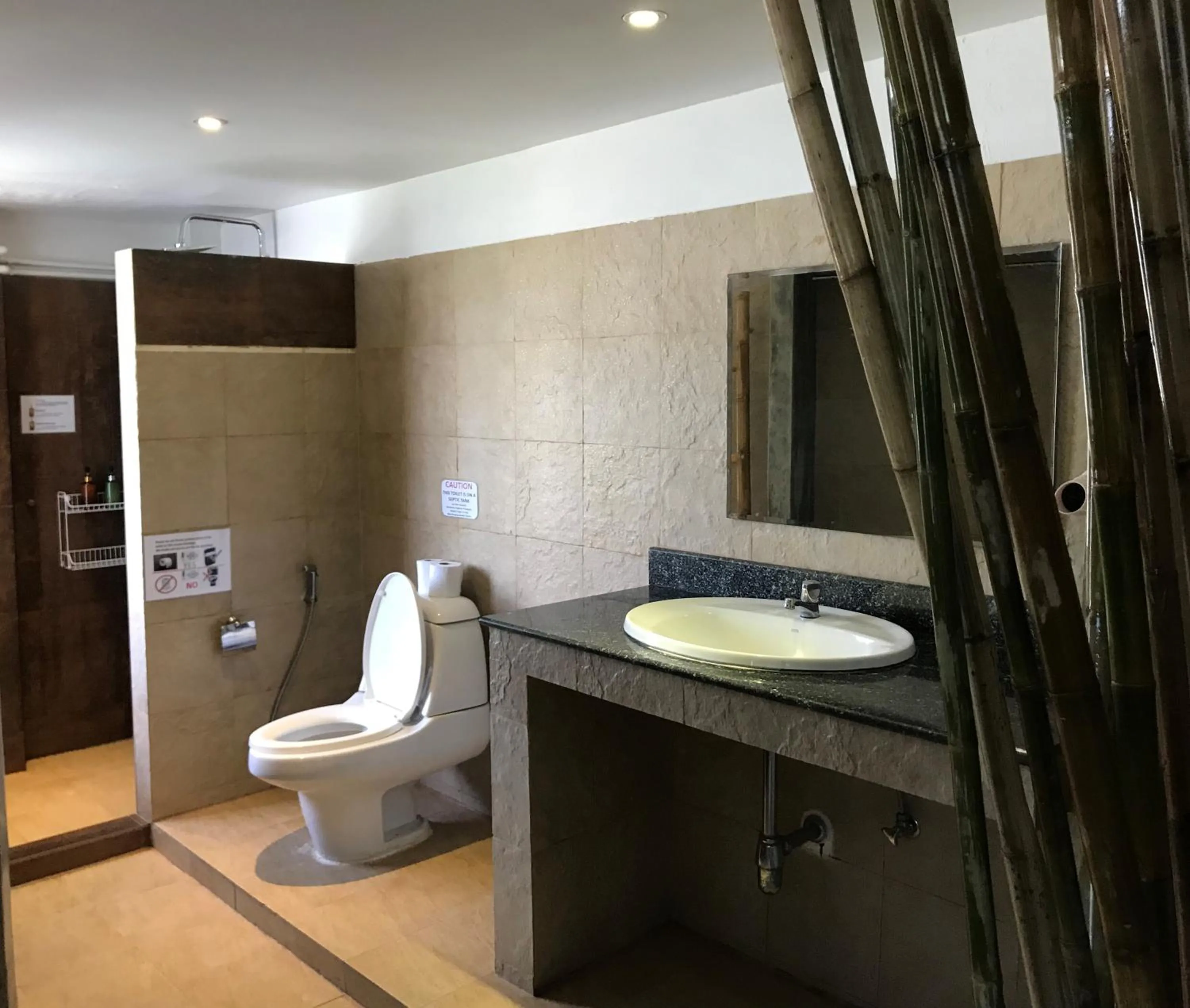 Shower in Samui Beach Residence Hotel