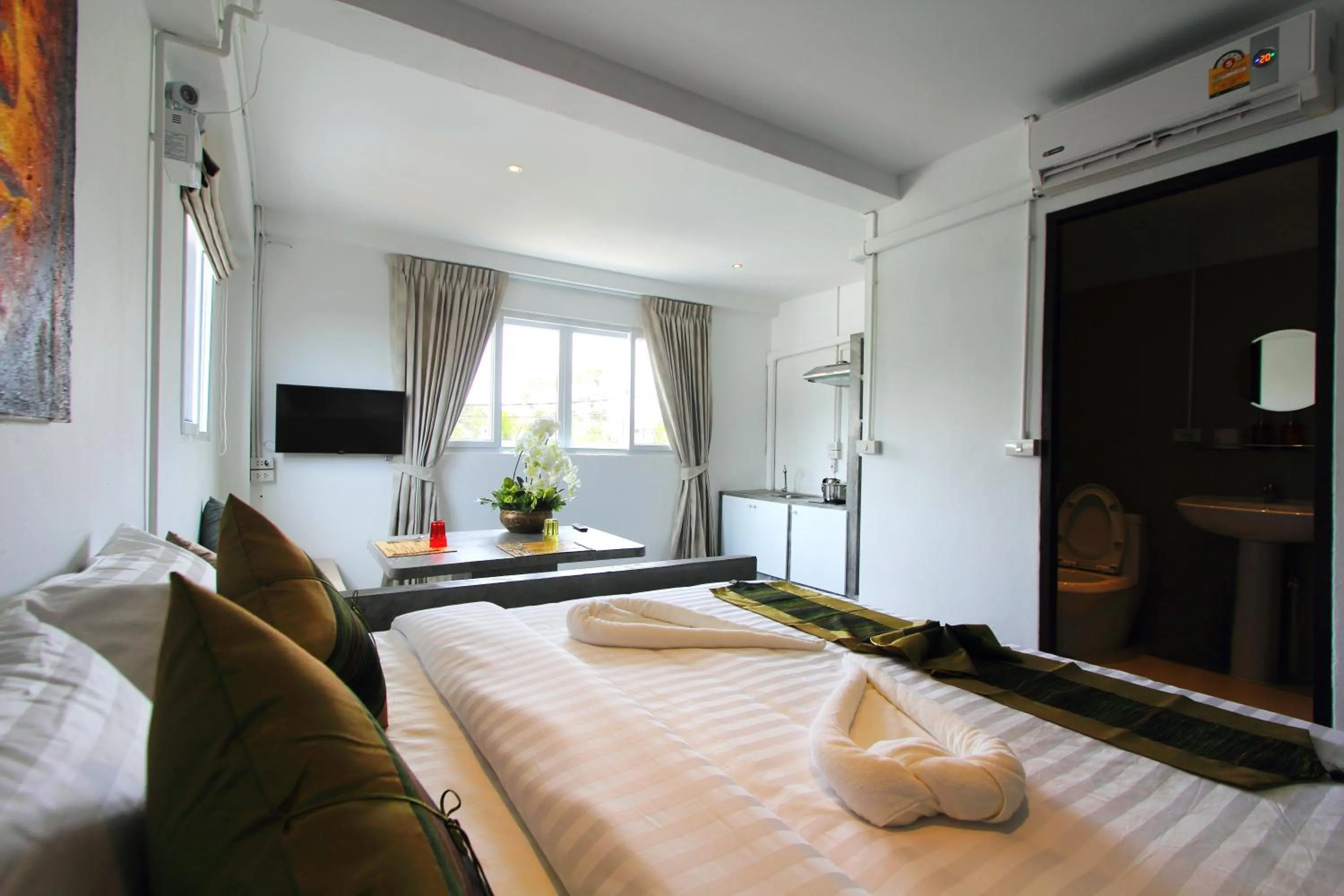 Bedroom, Bed in Samui Beach Residence Hotel