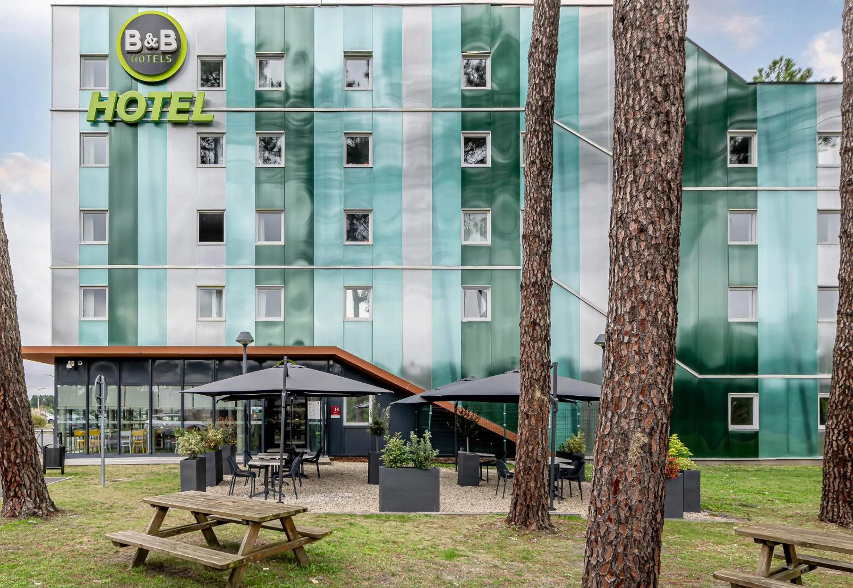 Patio in B&B HOTEL Arcachon Gujan-Mestras