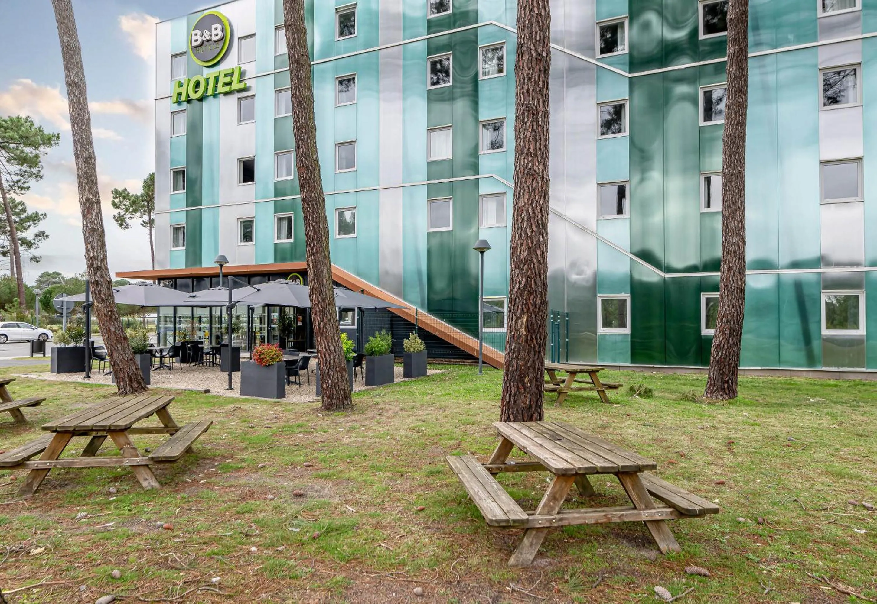 Patio in B&B HOTEL Arcachon Gujan-Mestras