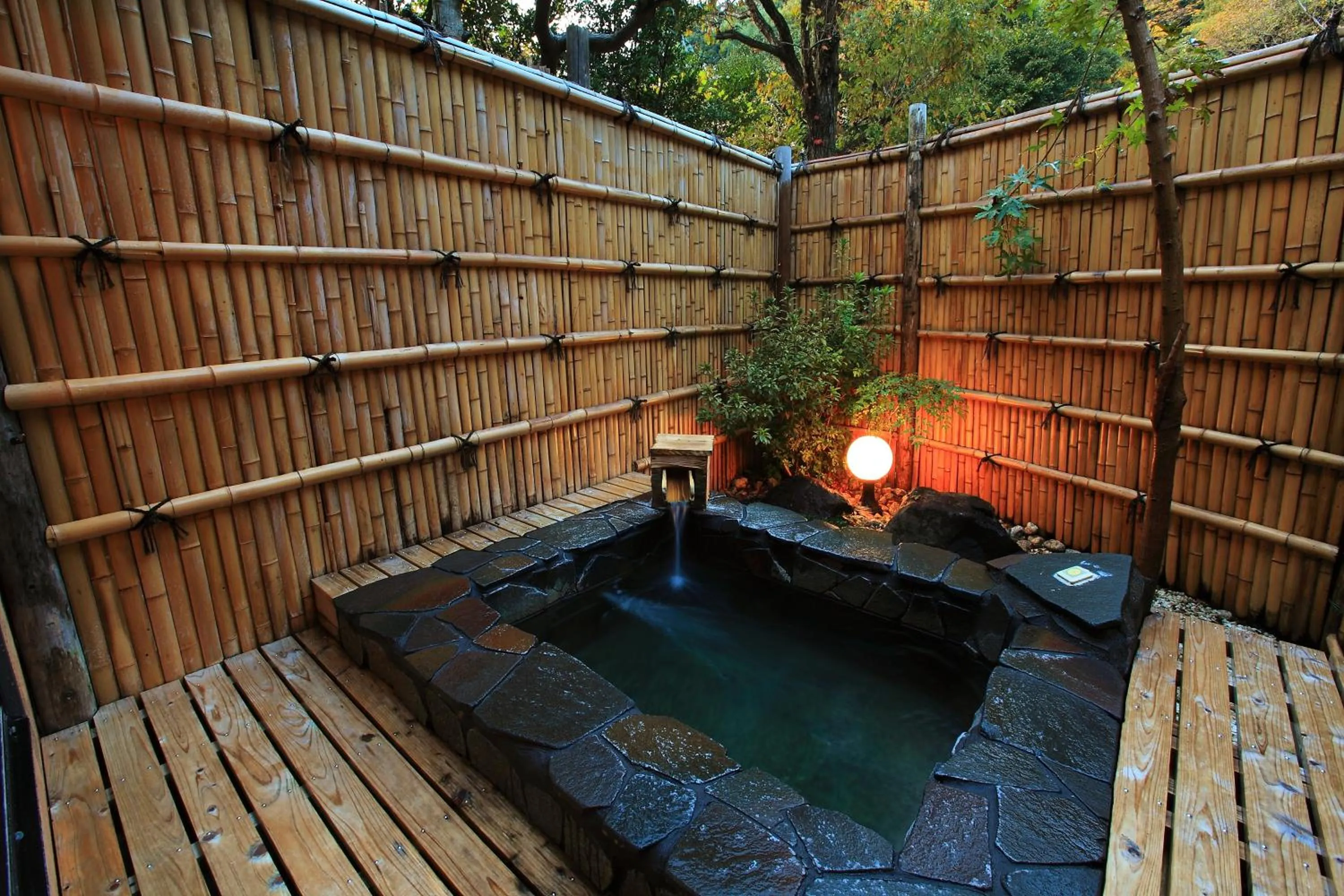 Hot Spring Bath in Kokoronodoka