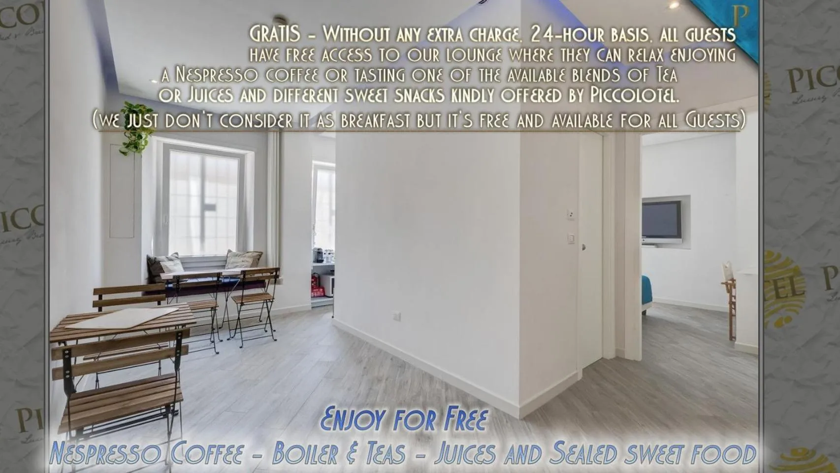 Communal lounge/ TV room in Piccolotel