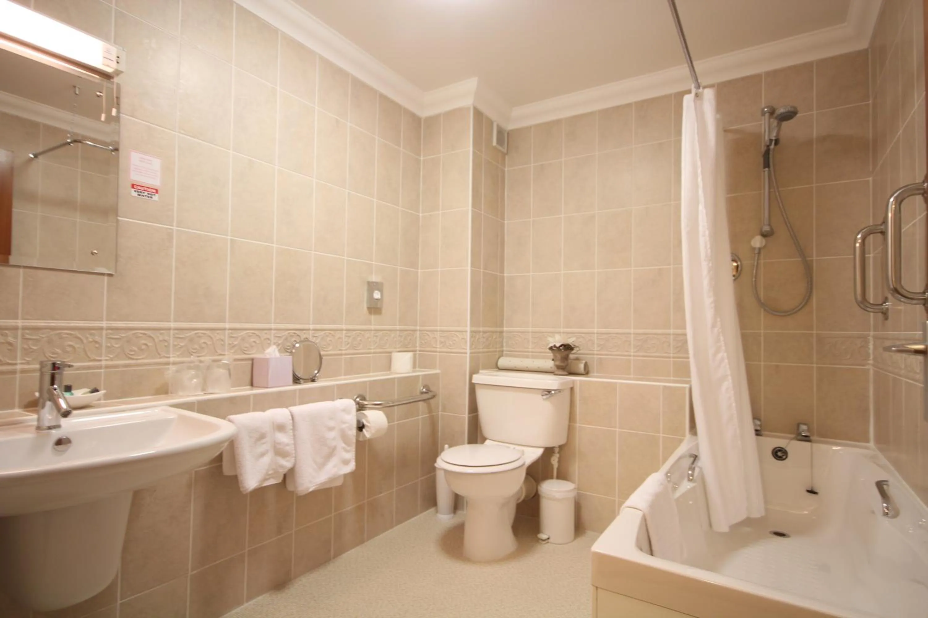 Bathroom in Strathburn Hotel Inverurie by Compass Hospitality