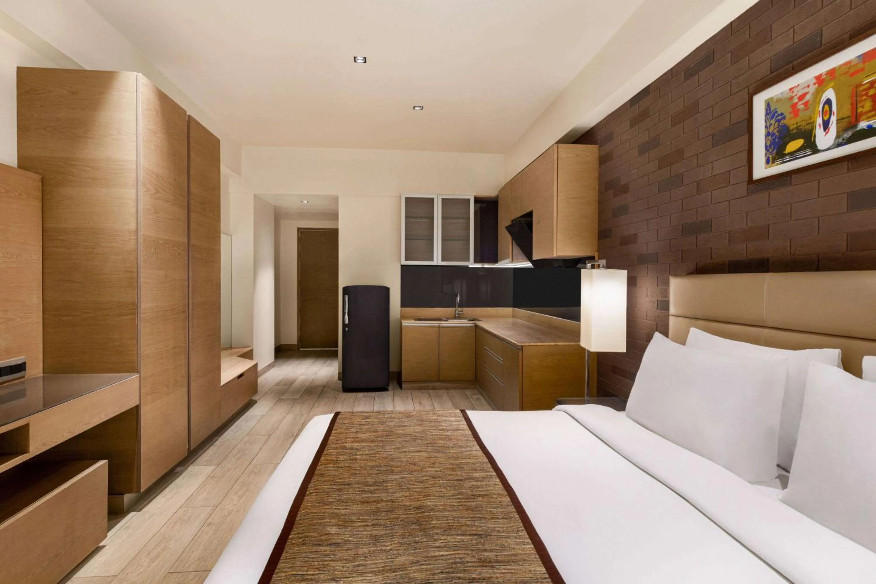 Photo of the whole room, Bed in Wyndham Ahmedabad Shela