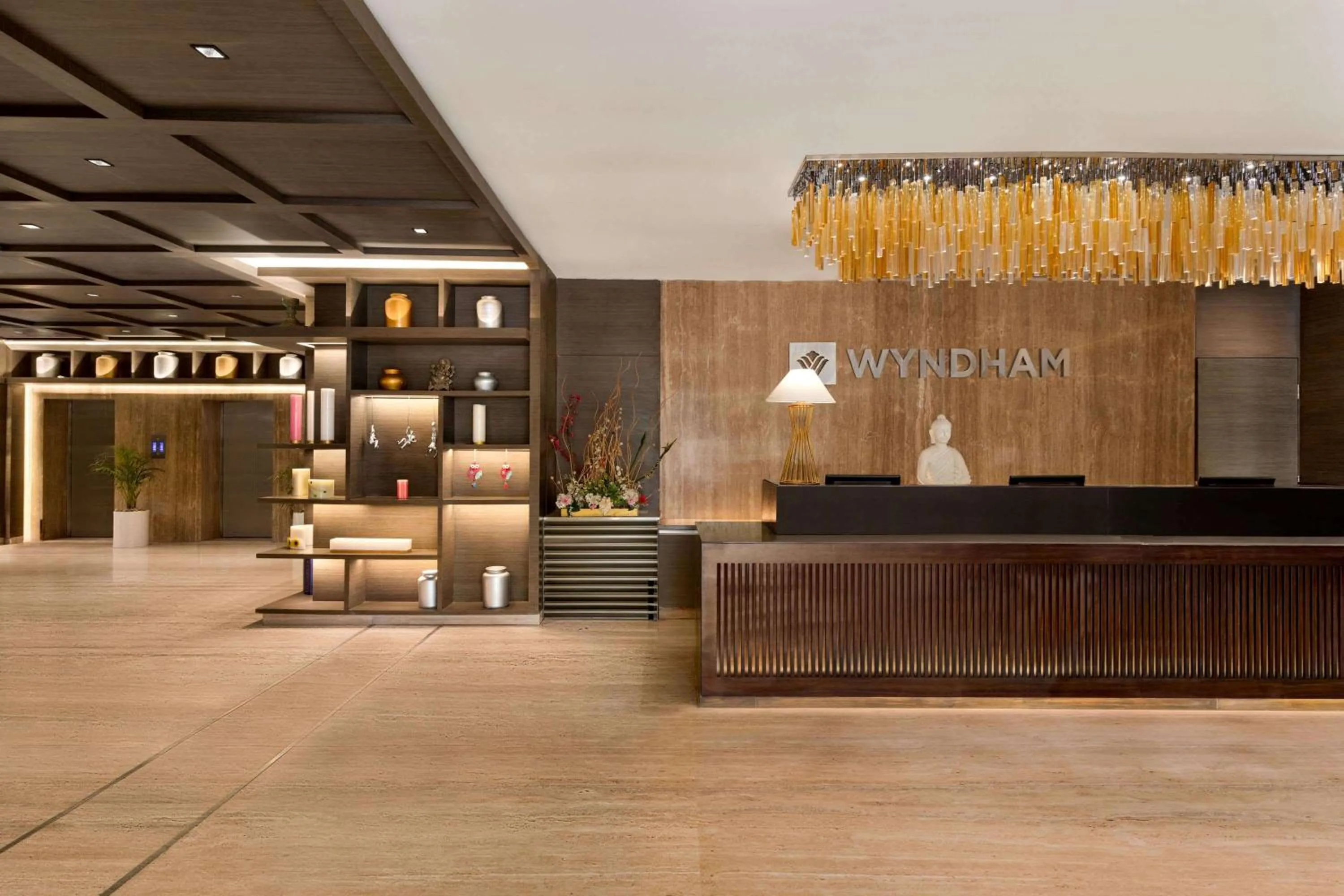 Lobby or reception in Wyndham Ahmedabad Shela