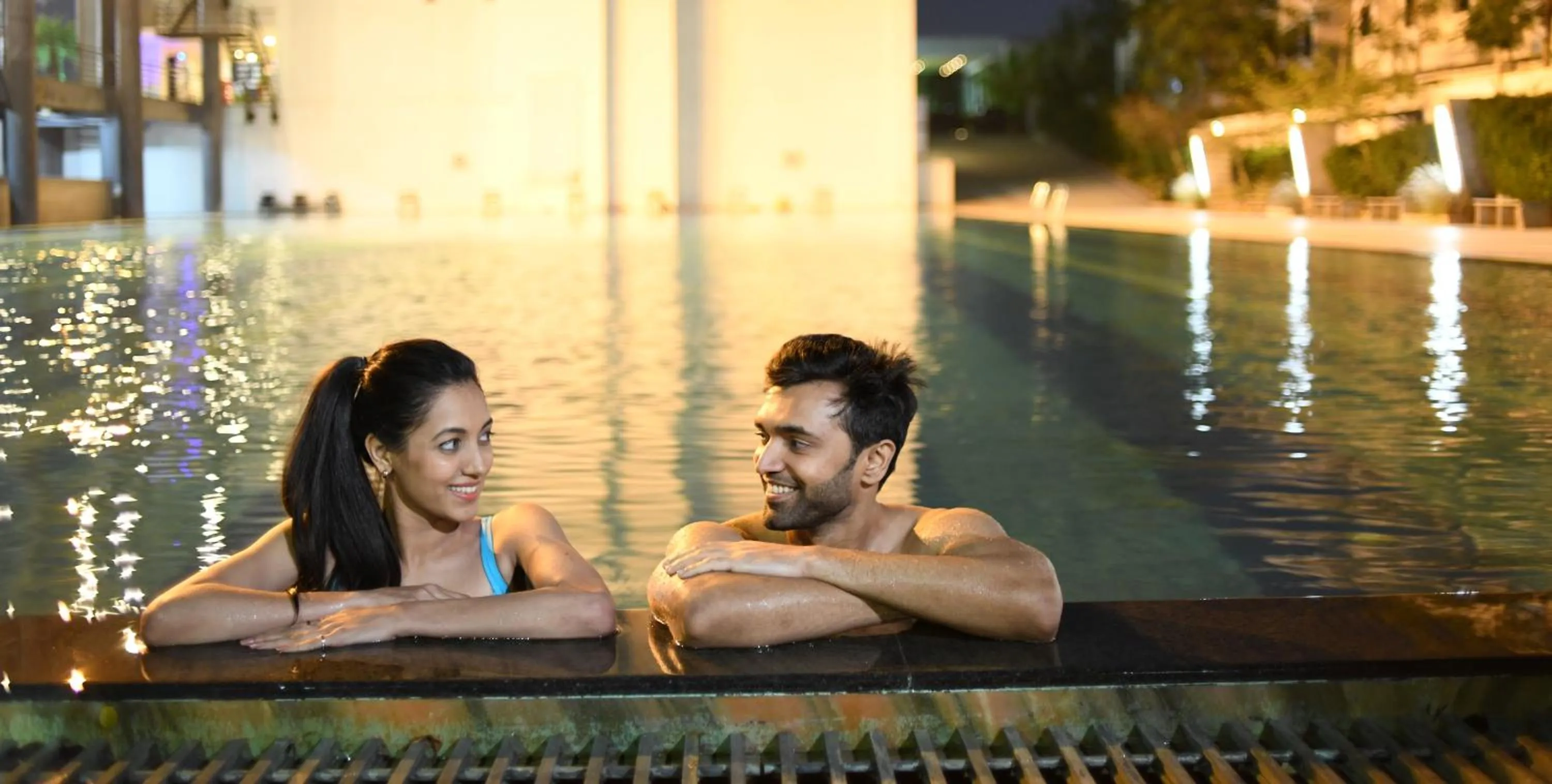 Swimming pool in Wyndham Ahmedabad Shela