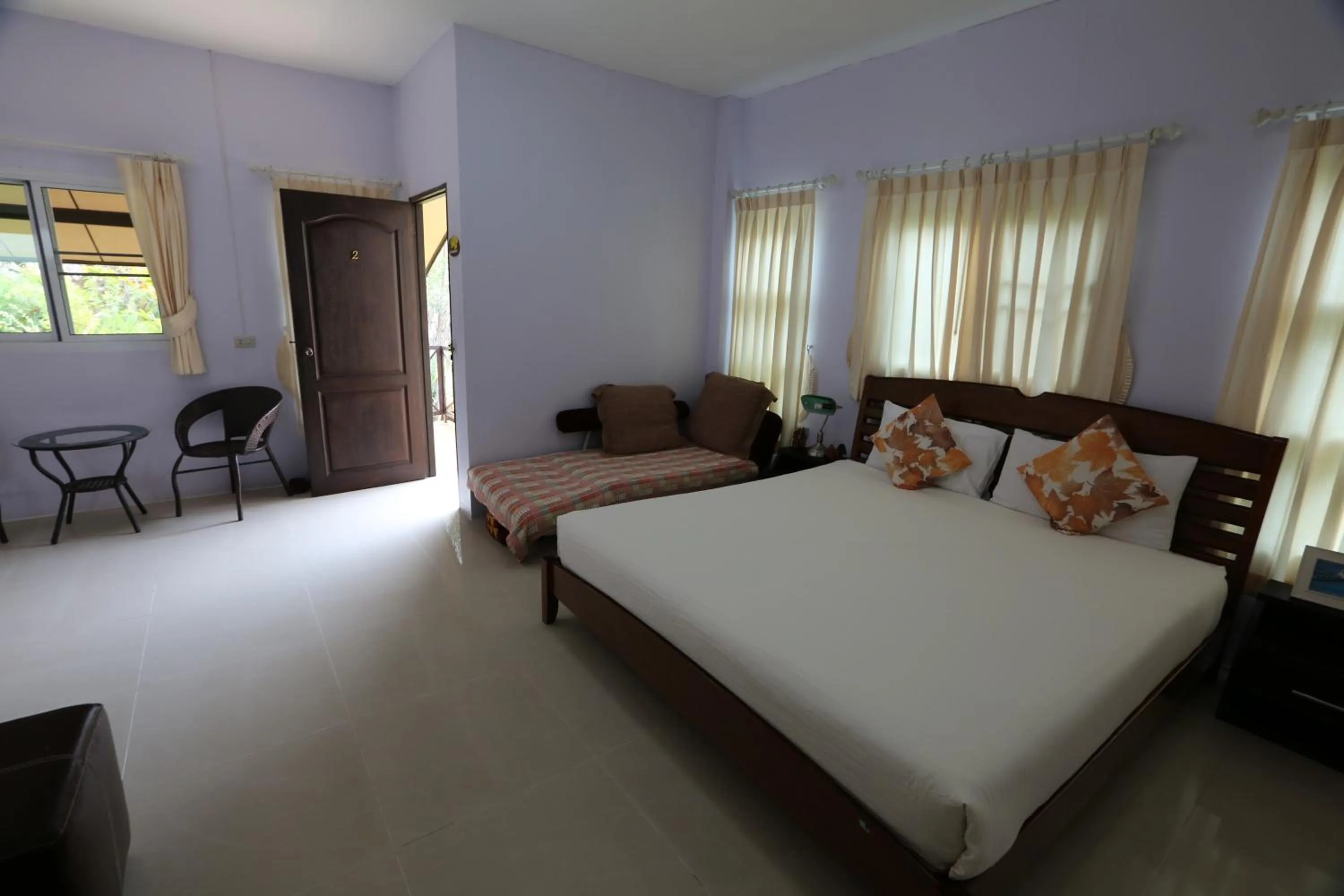 Bed in Bansuanrachawadee B&b
