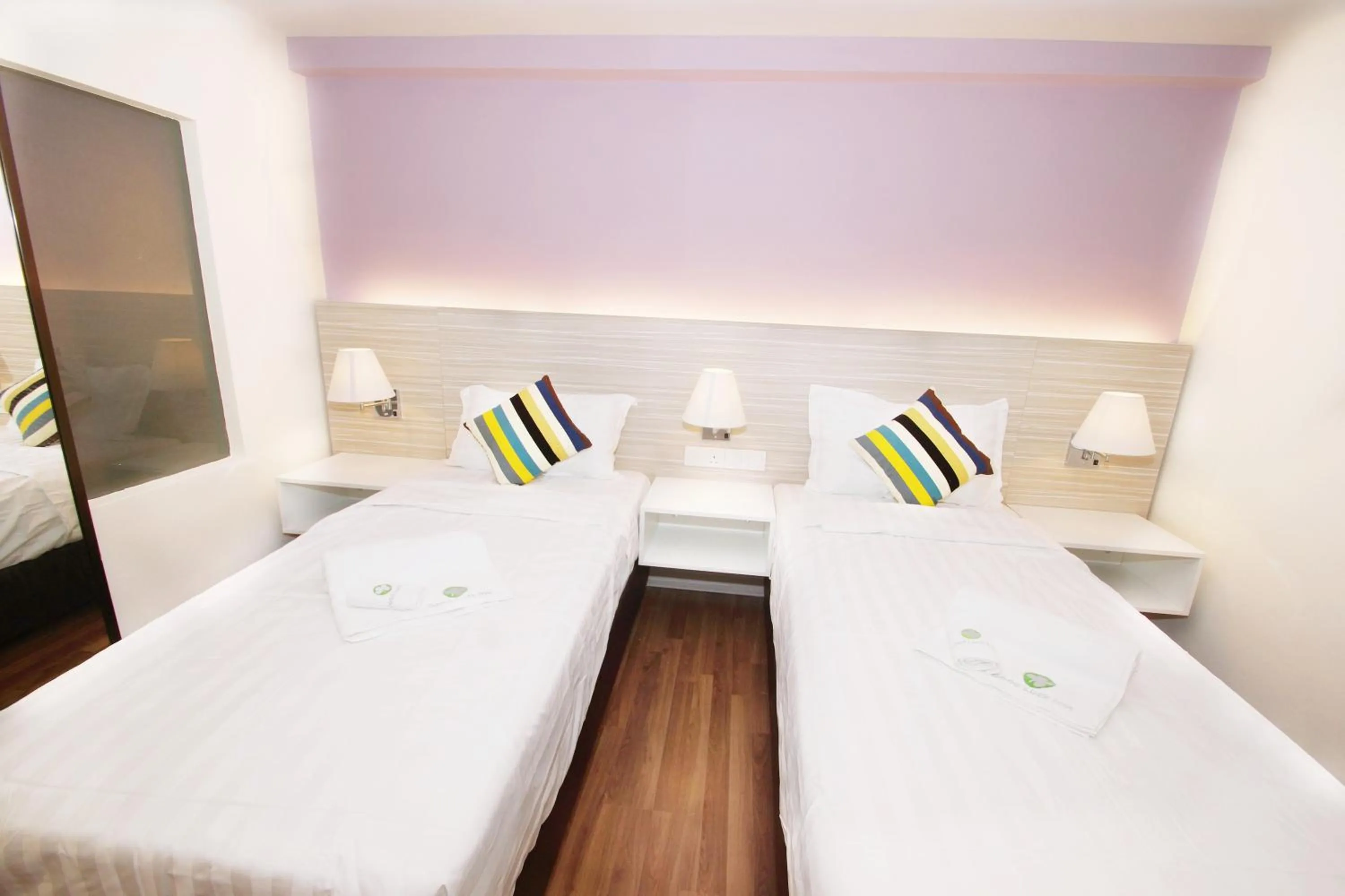 Bed in Good Luck Inn