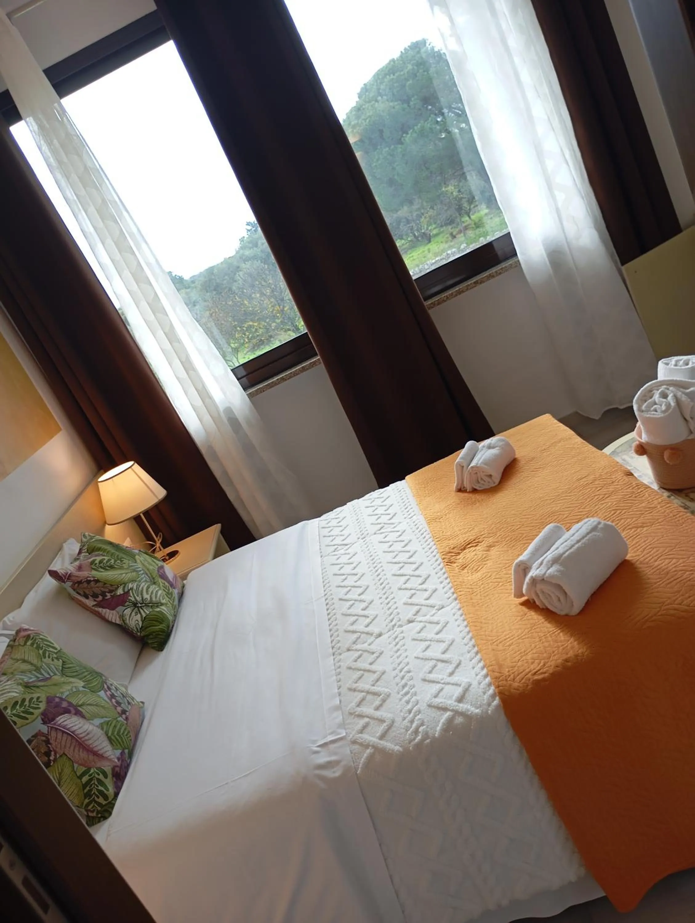 Patio, Bed in B&B la Maison