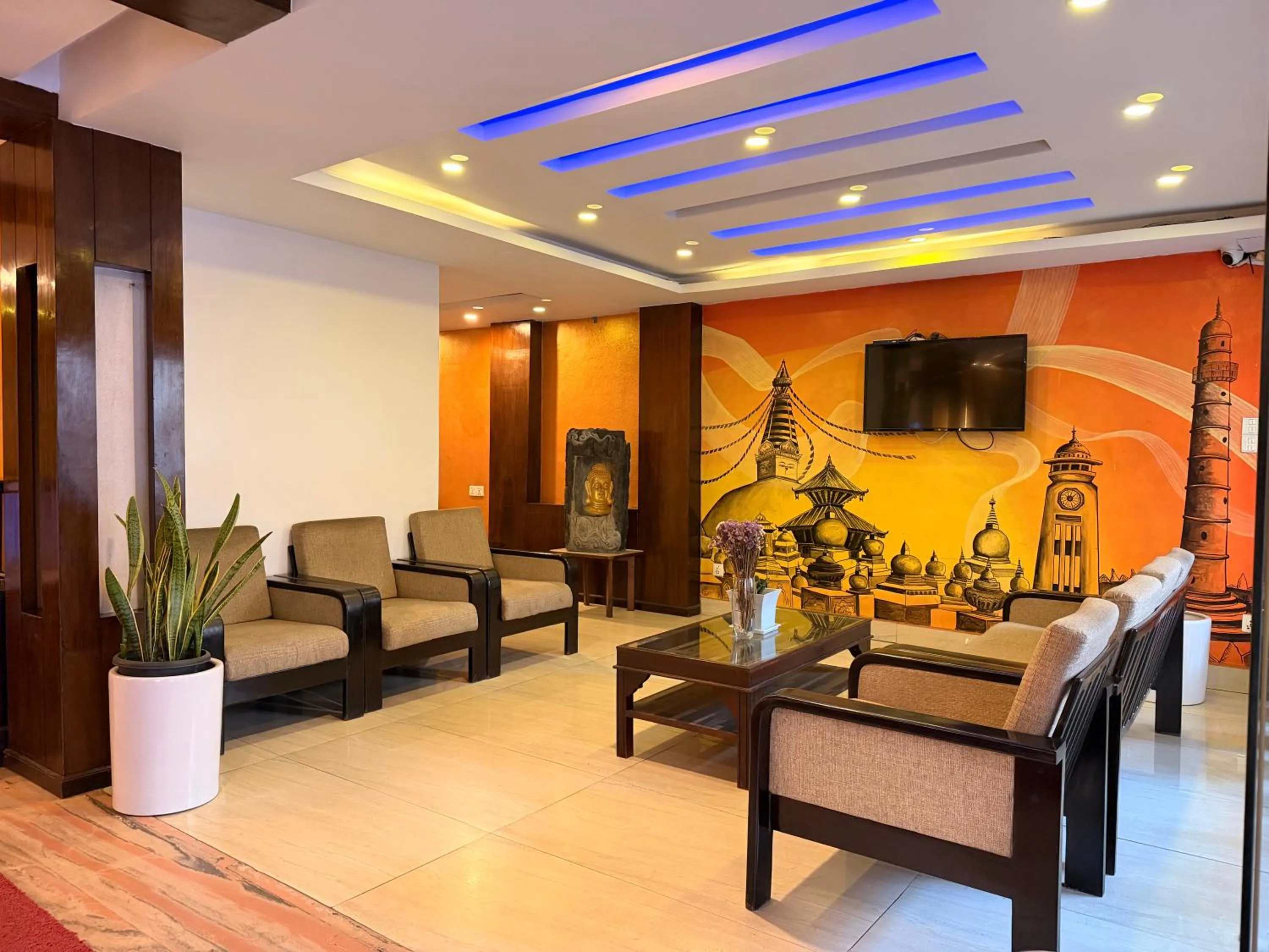Lobby or reception in Hotel Tenki Kathmandu