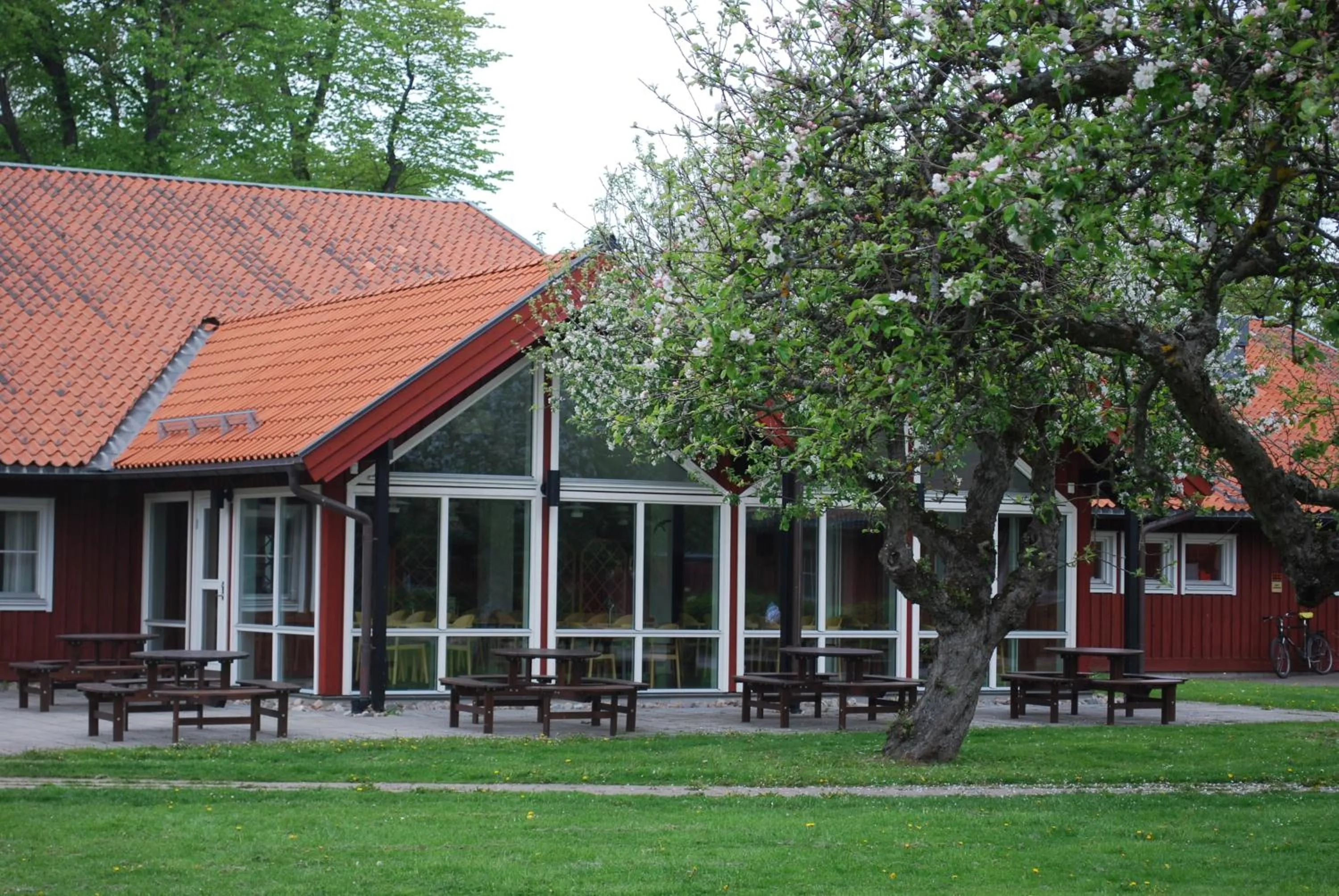 Patio in Valla Folkhögskola