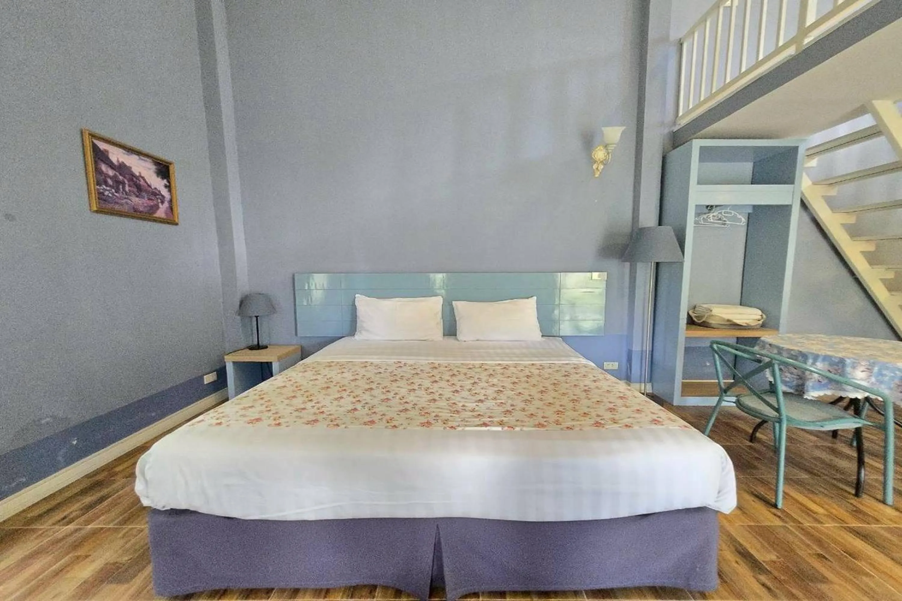 Bed in Doi Tung View Resort