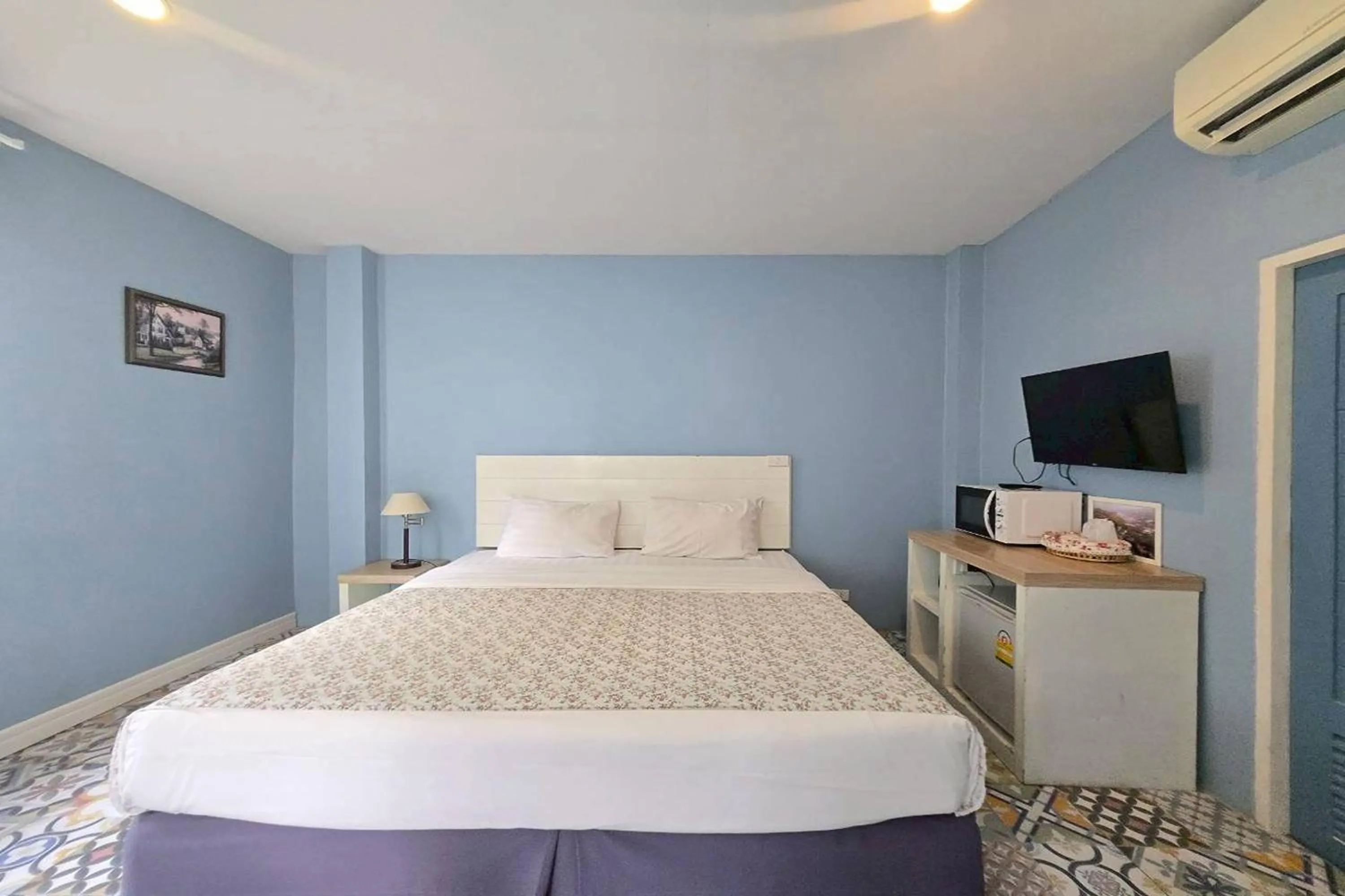 Bed in Doi Tung View Resort