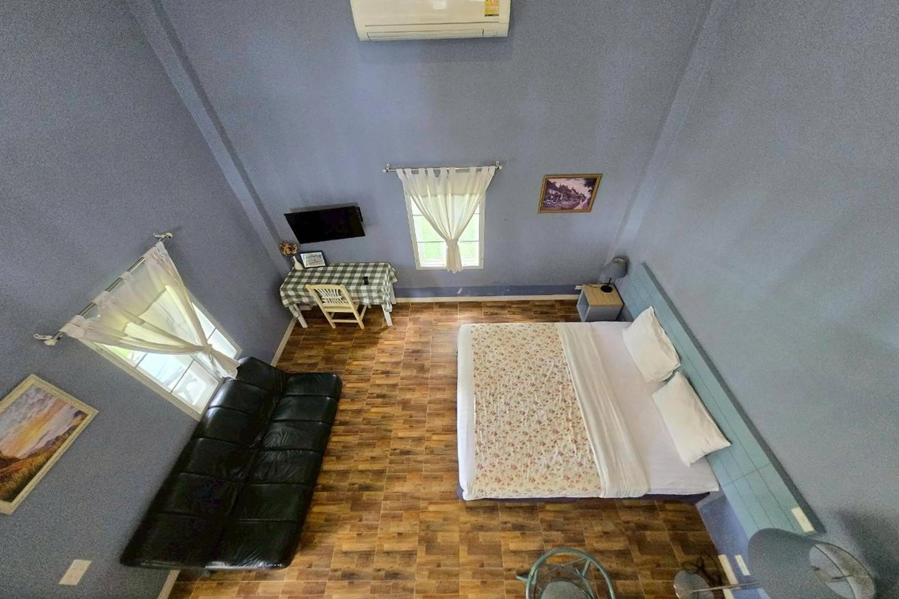 Bed in Doi Tung View Resort