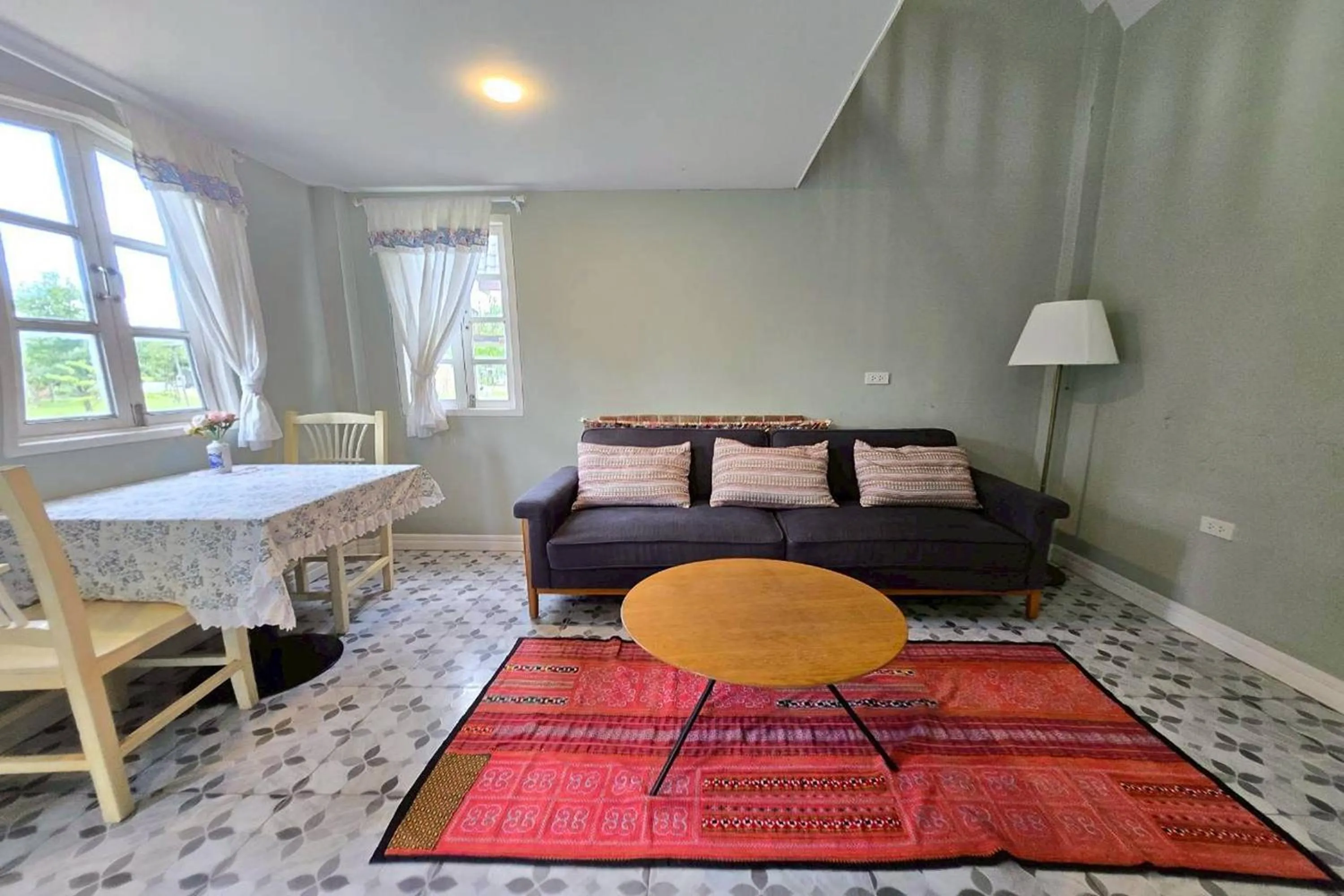 Bed in Doi Tung View Resort