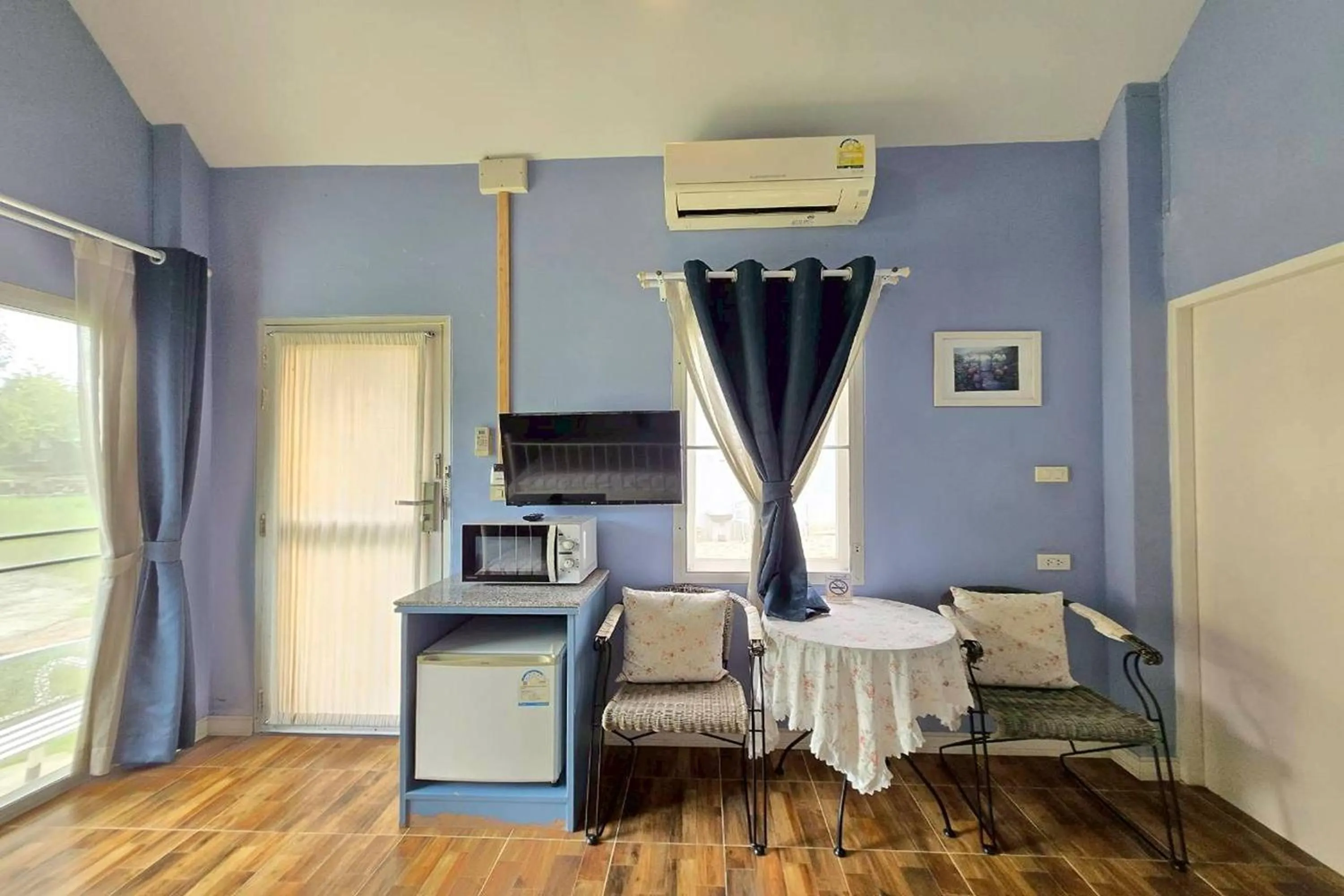 Bed in Doi Tung View Resort